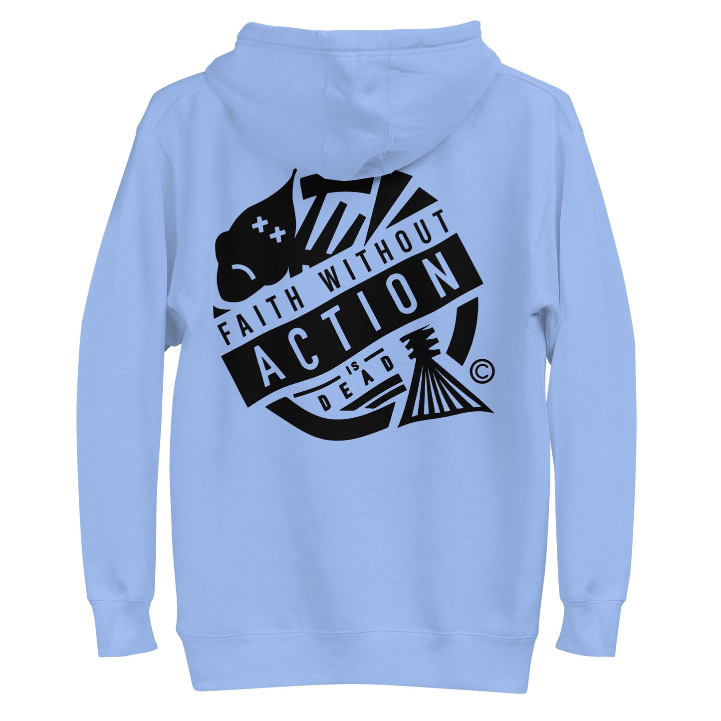 Faith Without Action Men's Hoodie