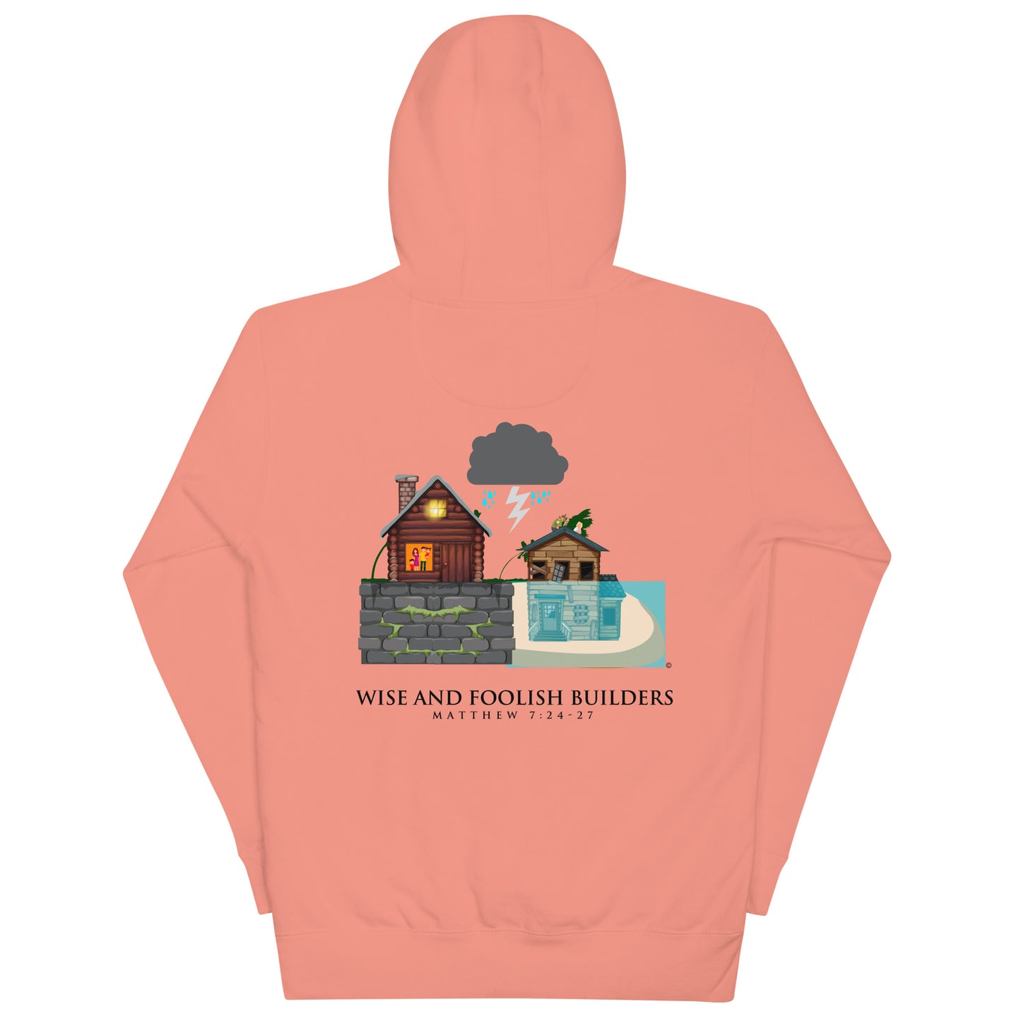 Wise and Foolish Builders Men's Hoodie