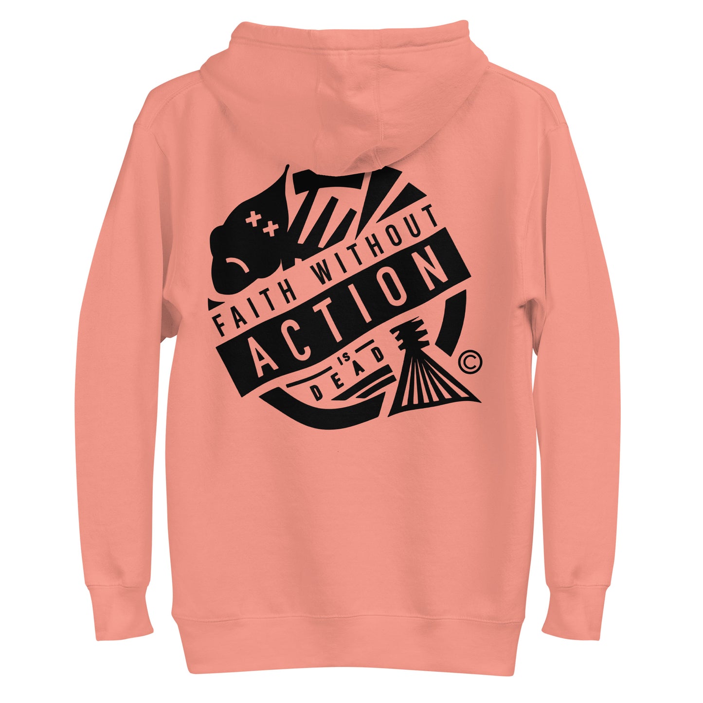 Faith Without Action Men's Hoodie