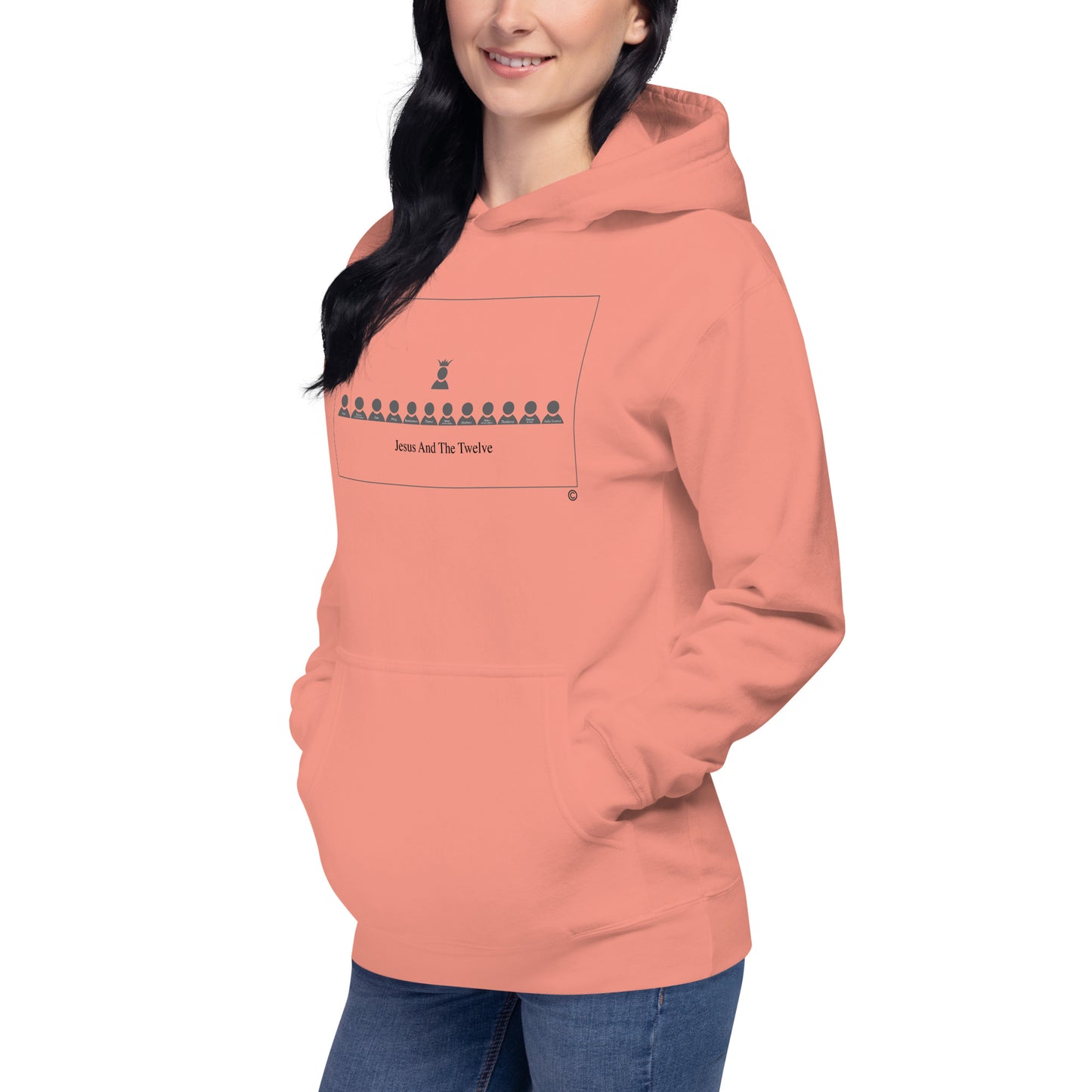Jesus and the Twelve Women's Hoodie