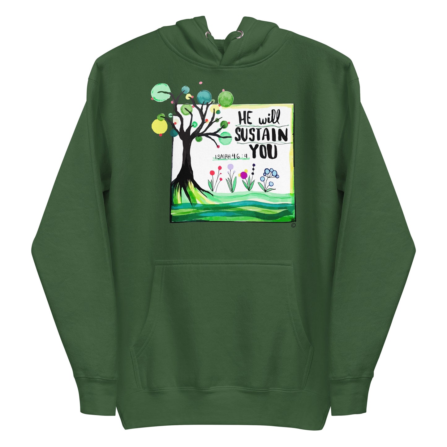 He Will Sustain You Men's Hoodie