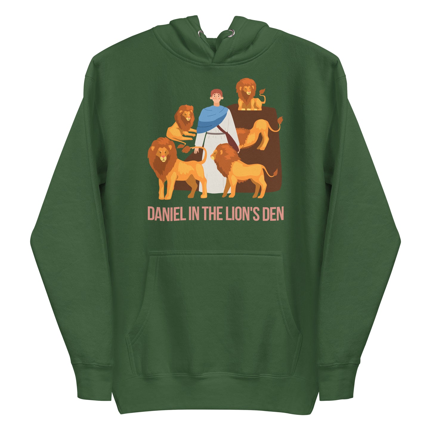 Daniel in the Lion's Den Men's Hoodie