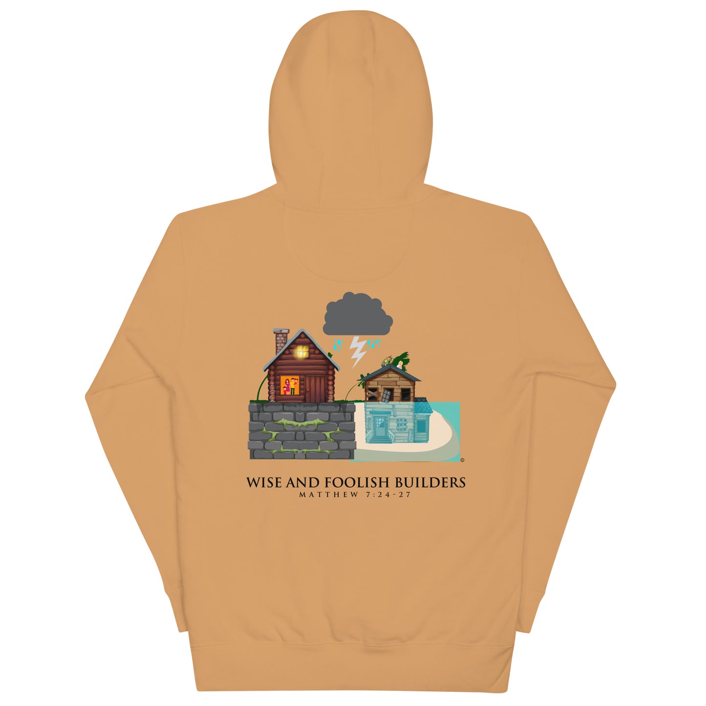 Wise and Foolish Builders Men's Hoodie