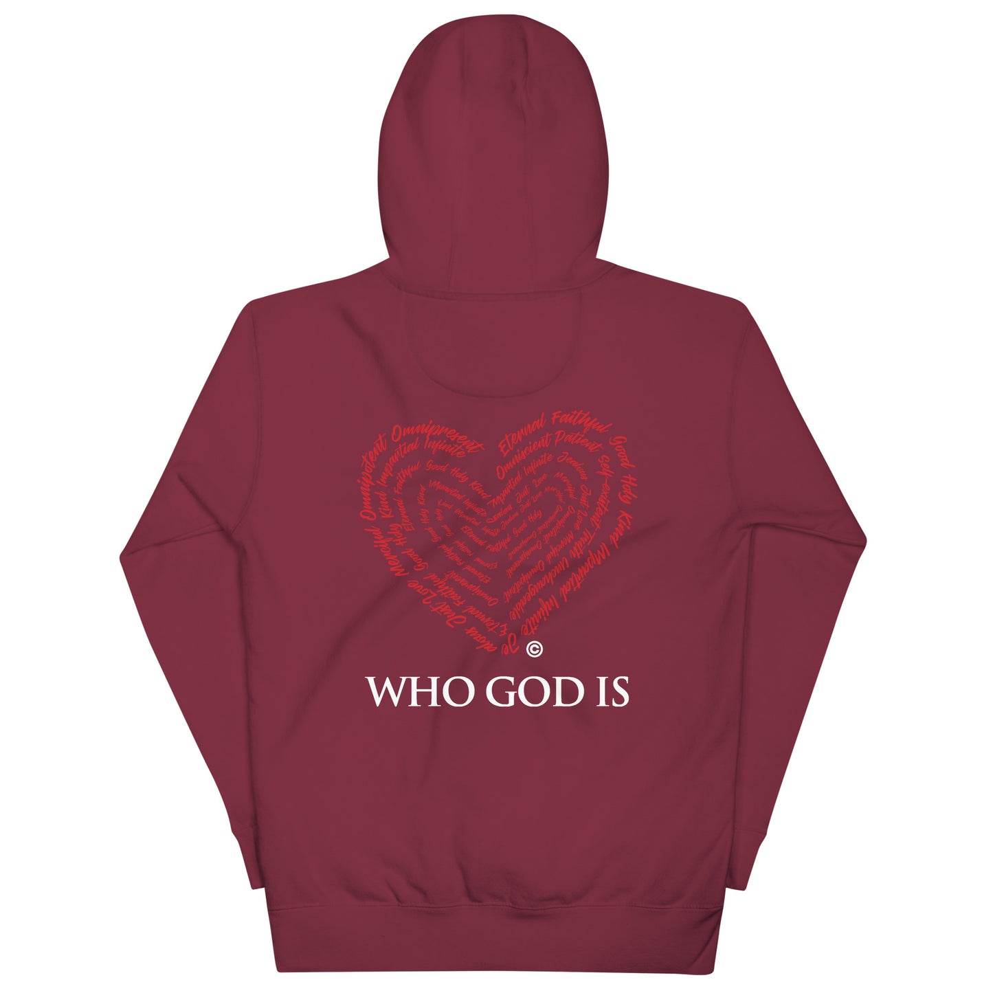 Who God Is Dark-Colored Women's Hoodie