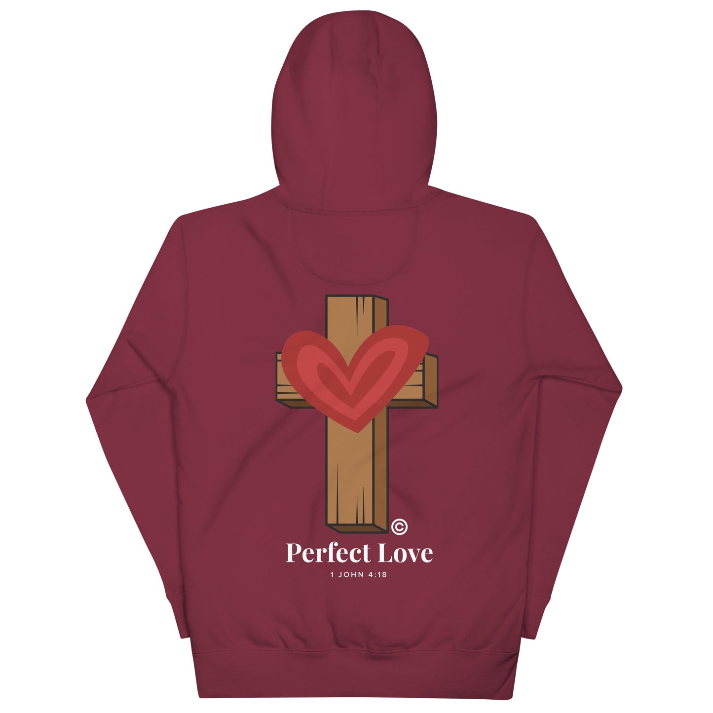 Perfect Love Dark-Colored Unisex Hoodie