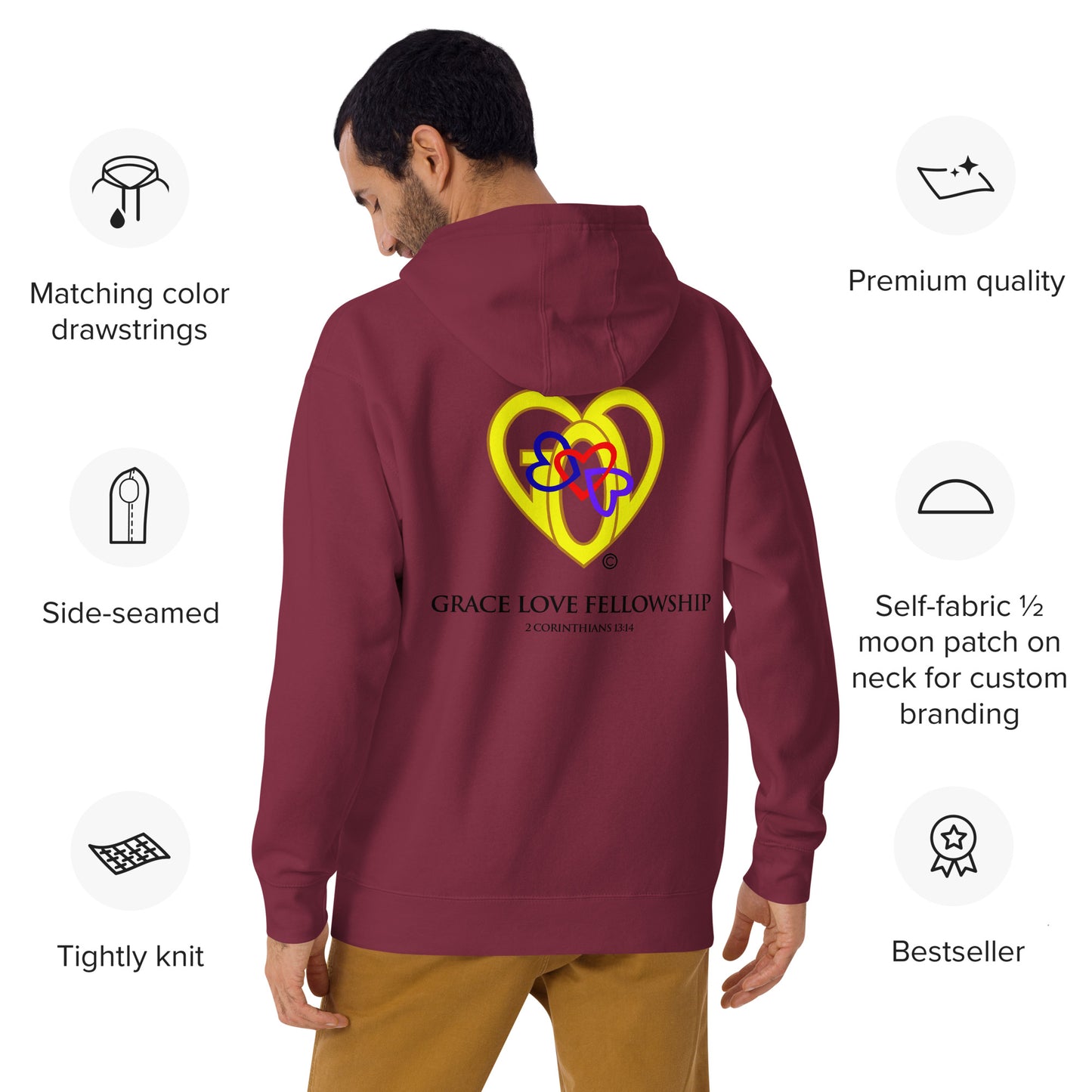 Grace Love Fellowship Men's Hoodie