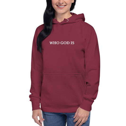 Who God Is Dark-Colored Women's Hoodie