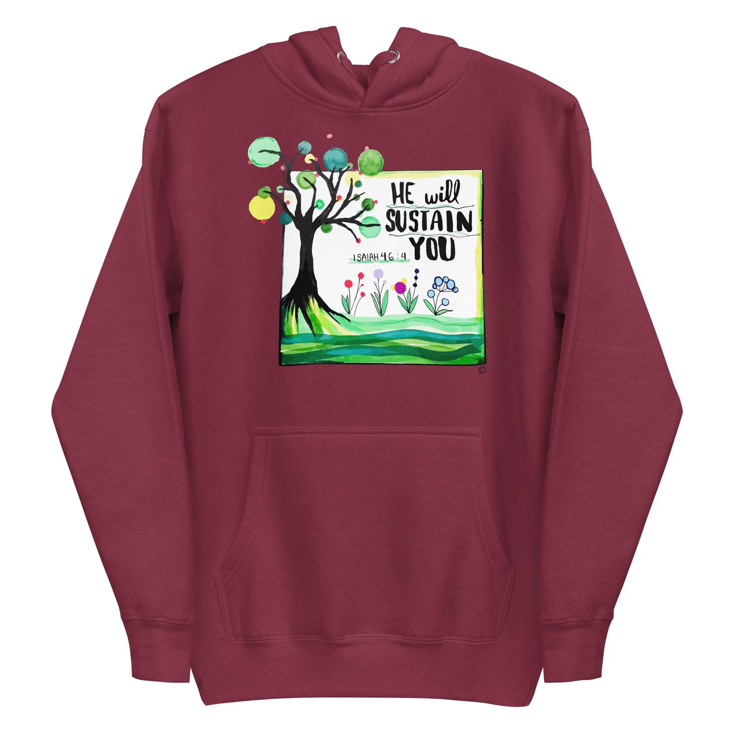 He Will Sustain You Men's Hoodie