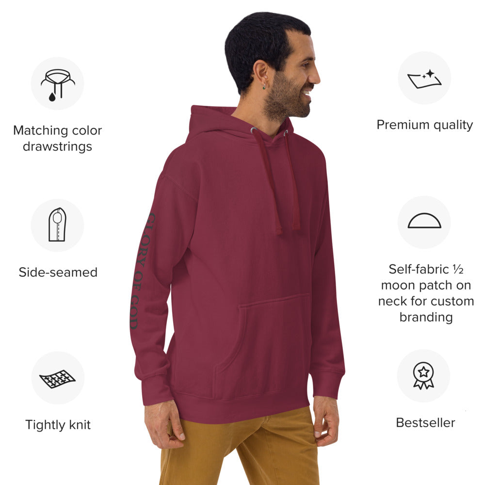 Glory of God Dark-Colored Women Hoodie
