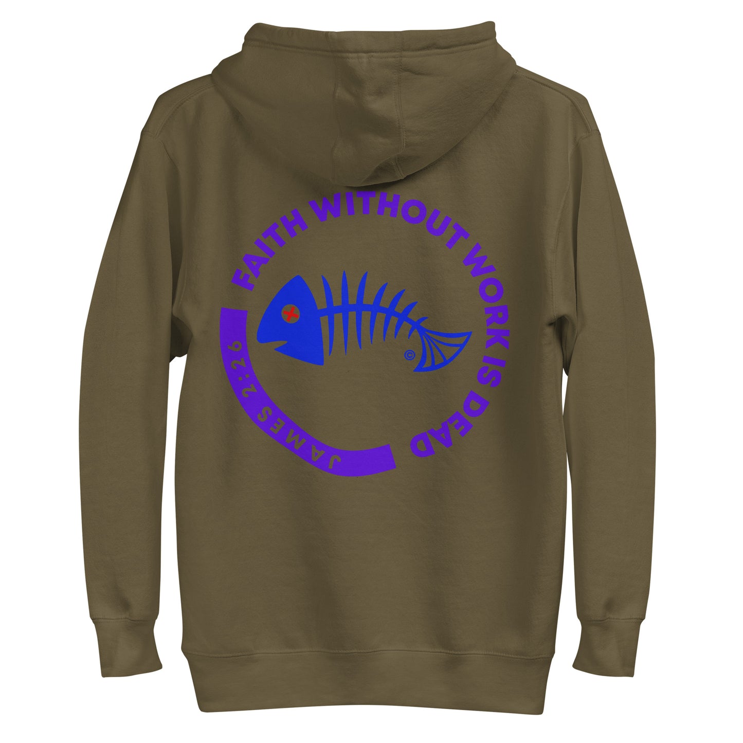 Faith Without Work is Dead Men's Hoodie