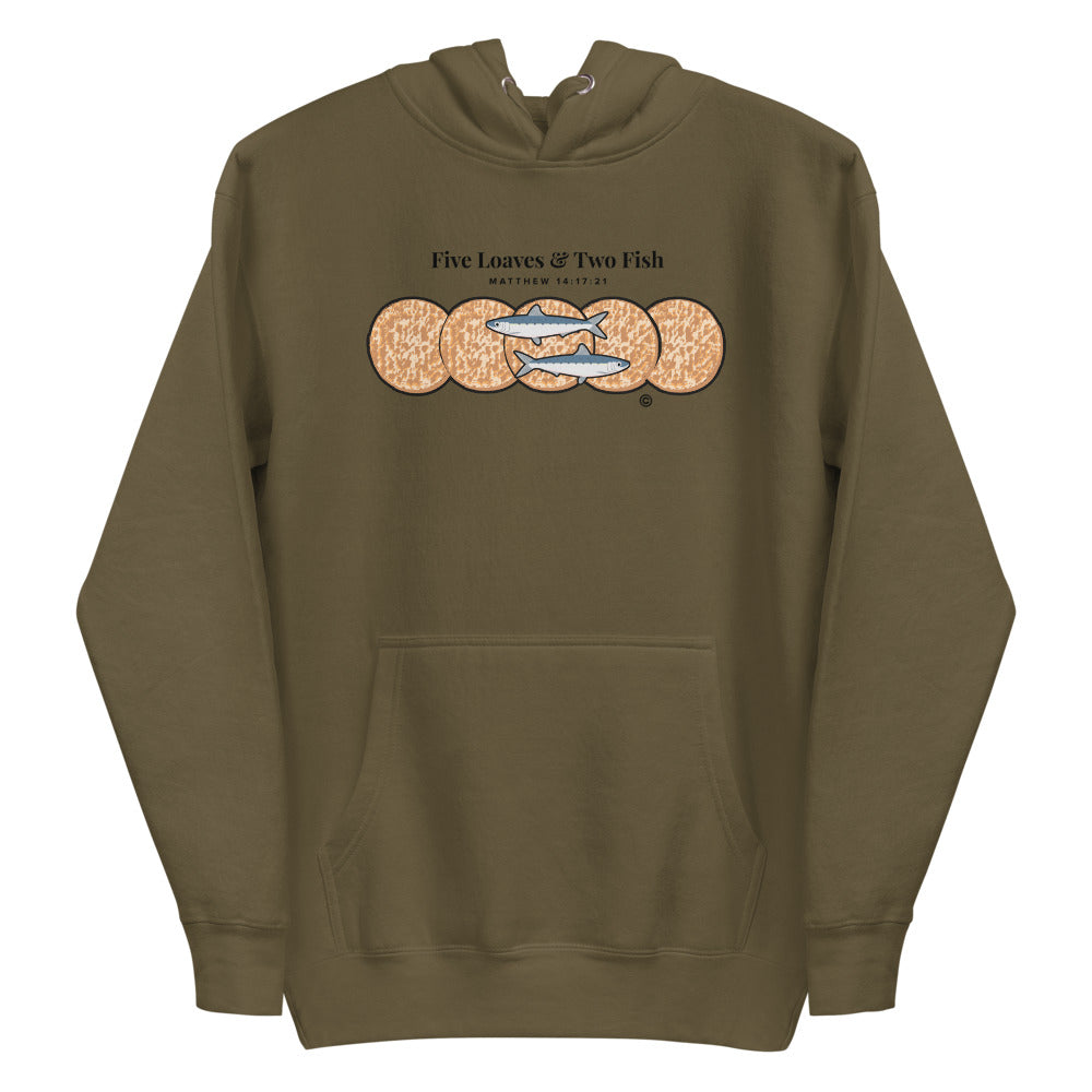 Five Loave & Two Fish Dark-Colored Women Hoodie