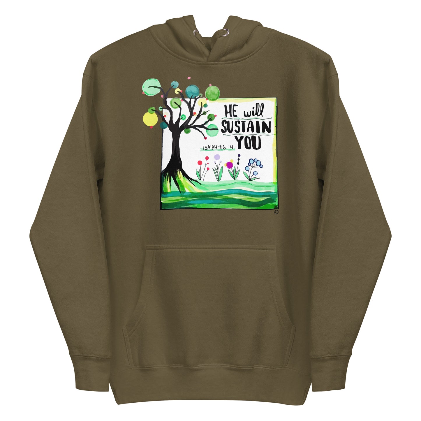 He Will Sustain You Men's Hoodie