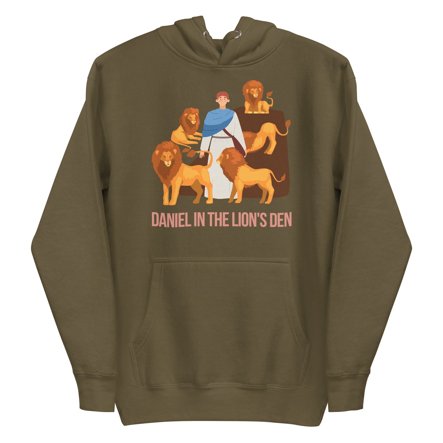 Daniel in the Lion's Den Men's Hoodie