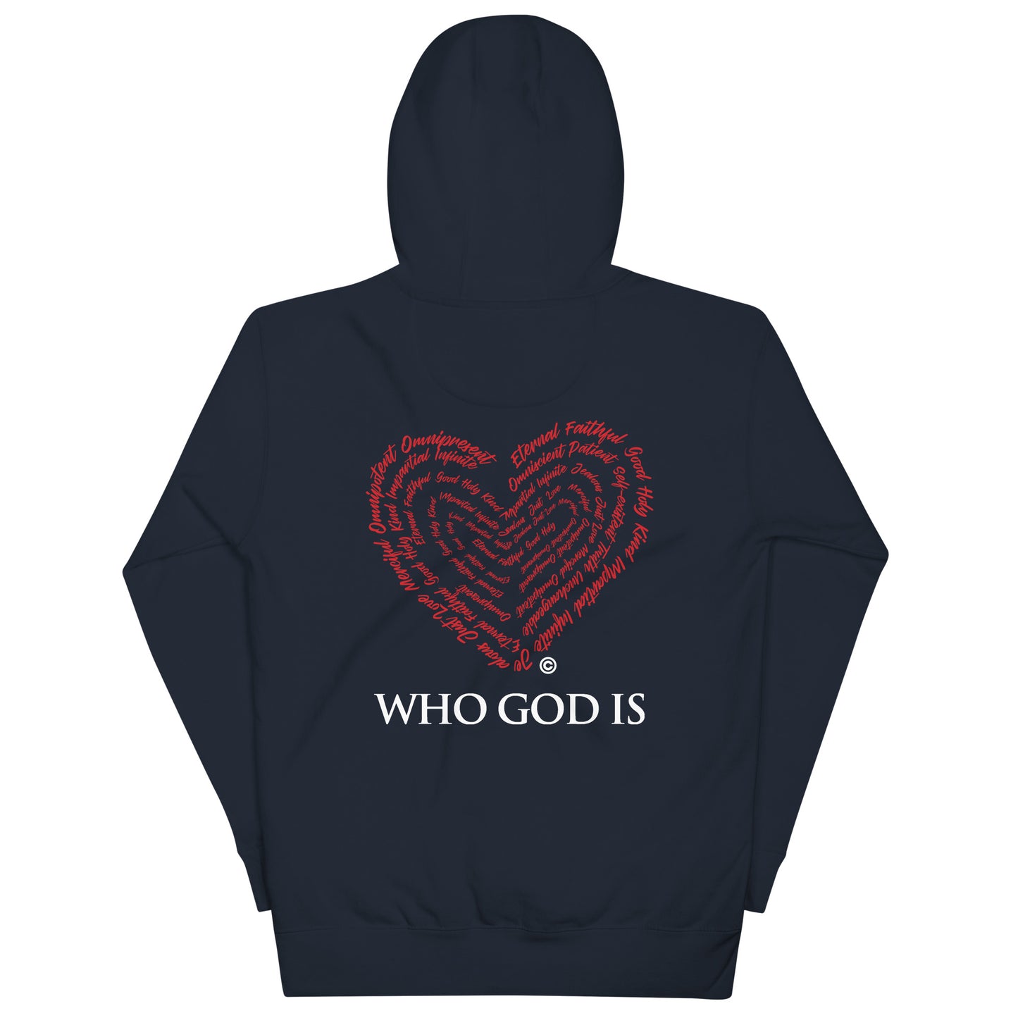 Who God Is Dark-Colored Women's Hoodie