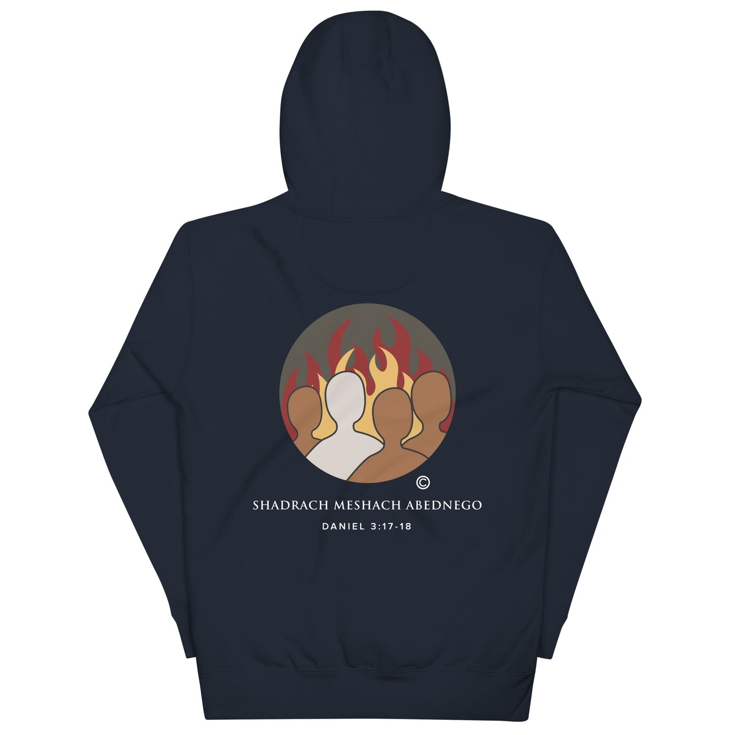 Daniel 3:17-18 Dark-Colored Women Hoodie