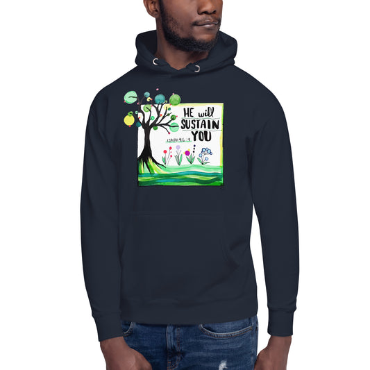 He Will Sustain You Men's Hoodie