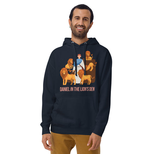 Daniel in the Lion's Den Men's Hoodie