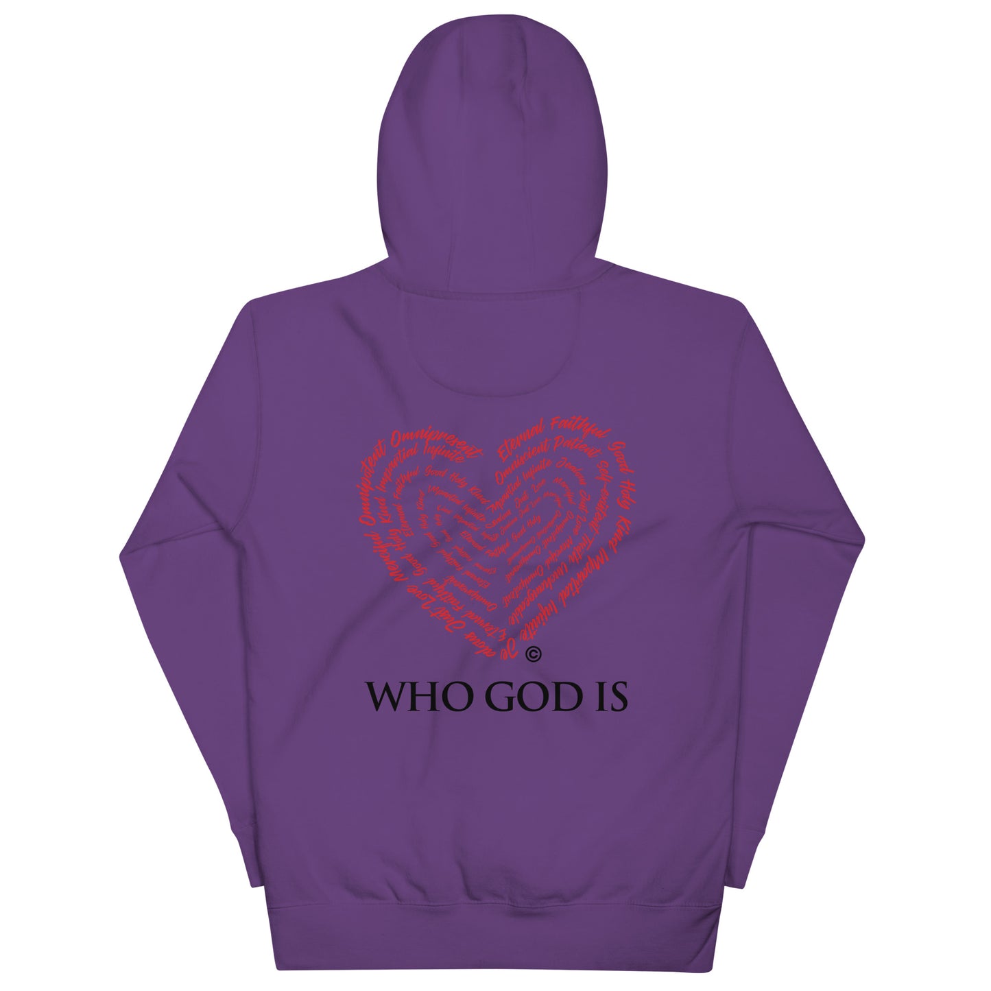 Who God Is Dark-Colored Unisex Hoodie