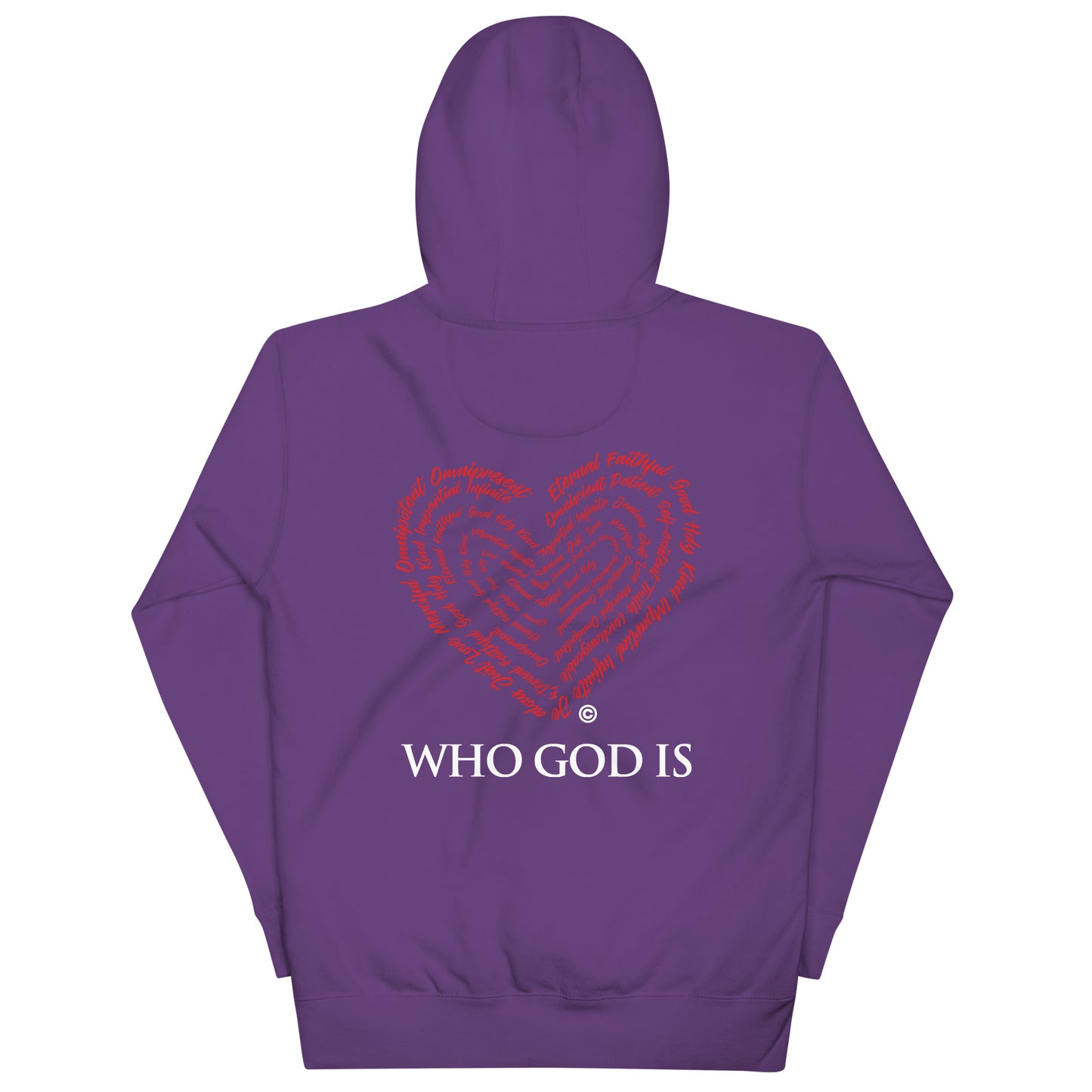 Who God Is Dark-Colored Women's Hoodie