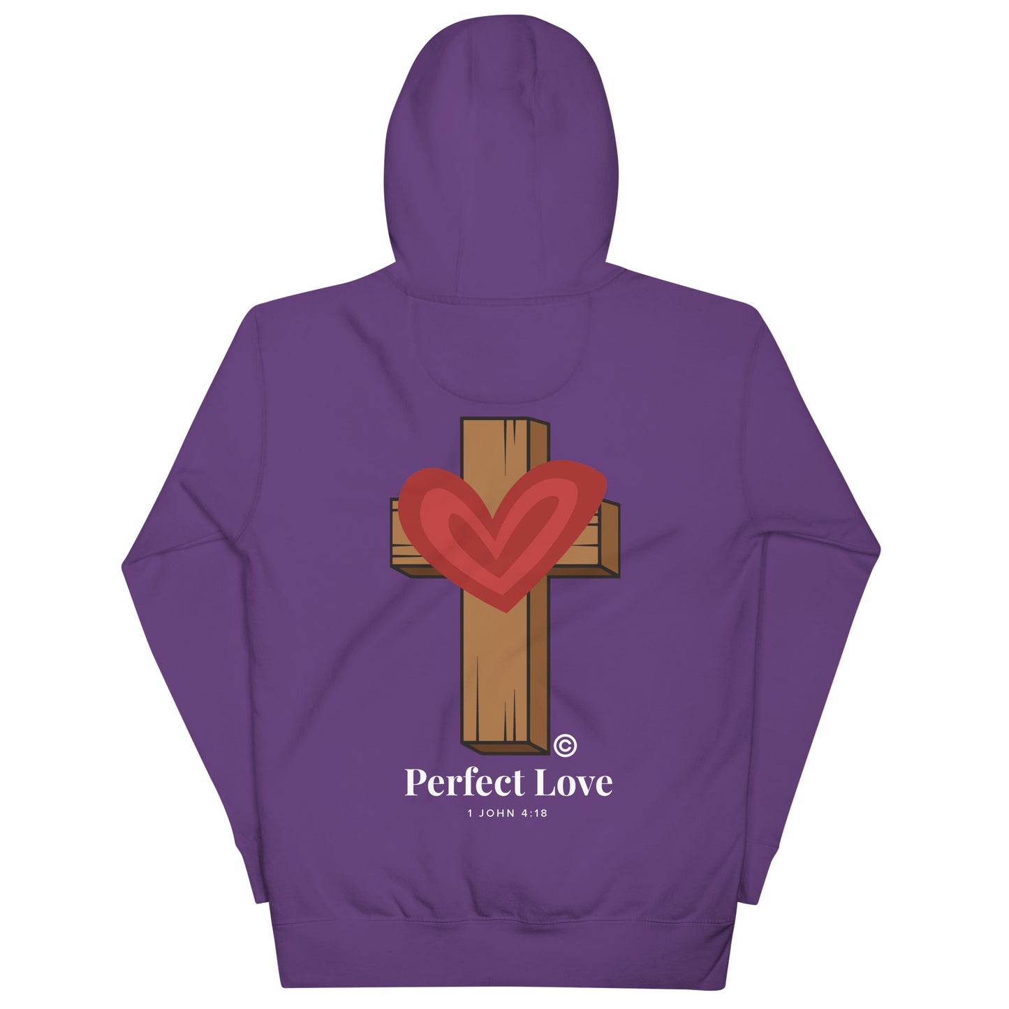 Perfect Love Dark-Colored Unisex Hoodie