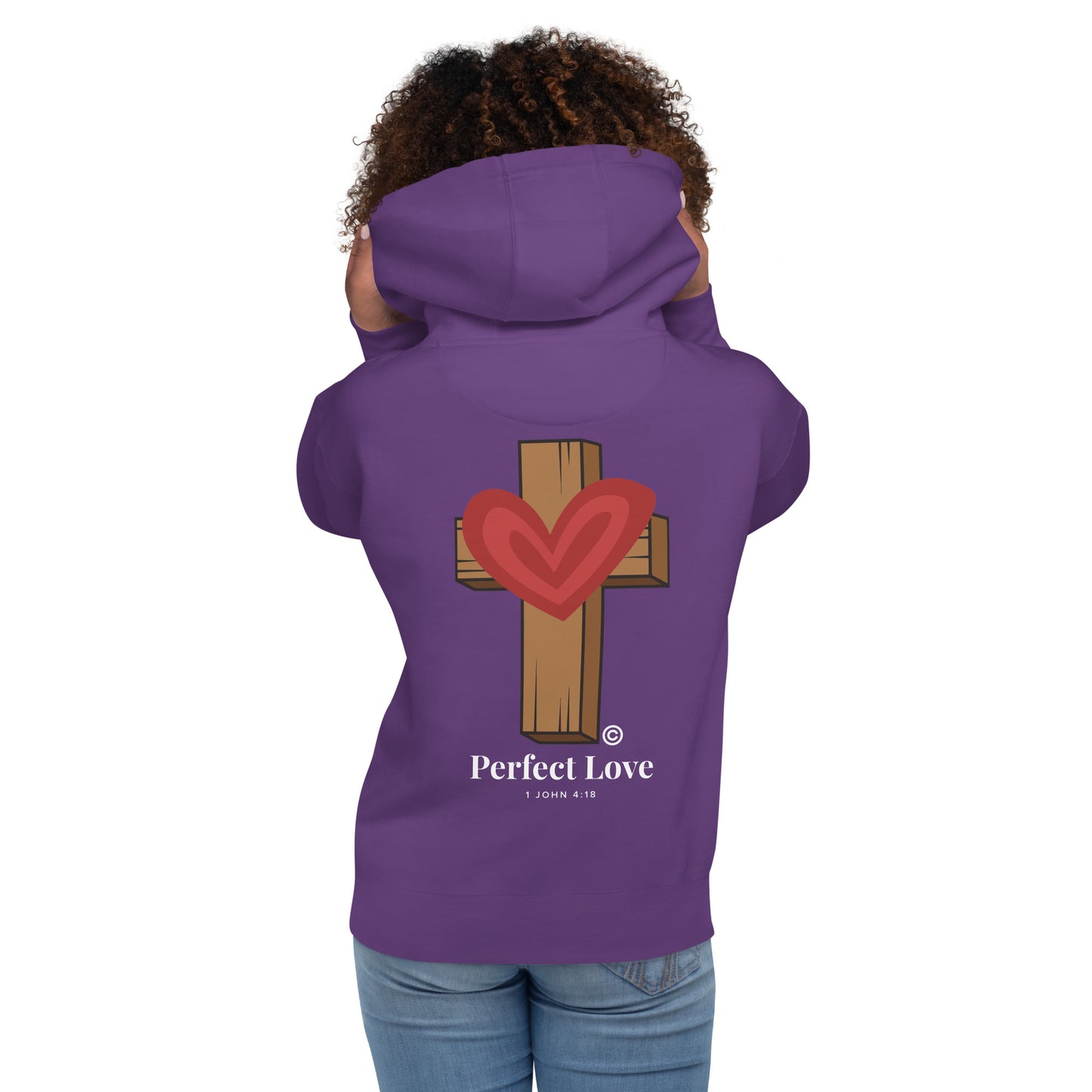 Perfect Love Dark-Colored Women's Hoodie