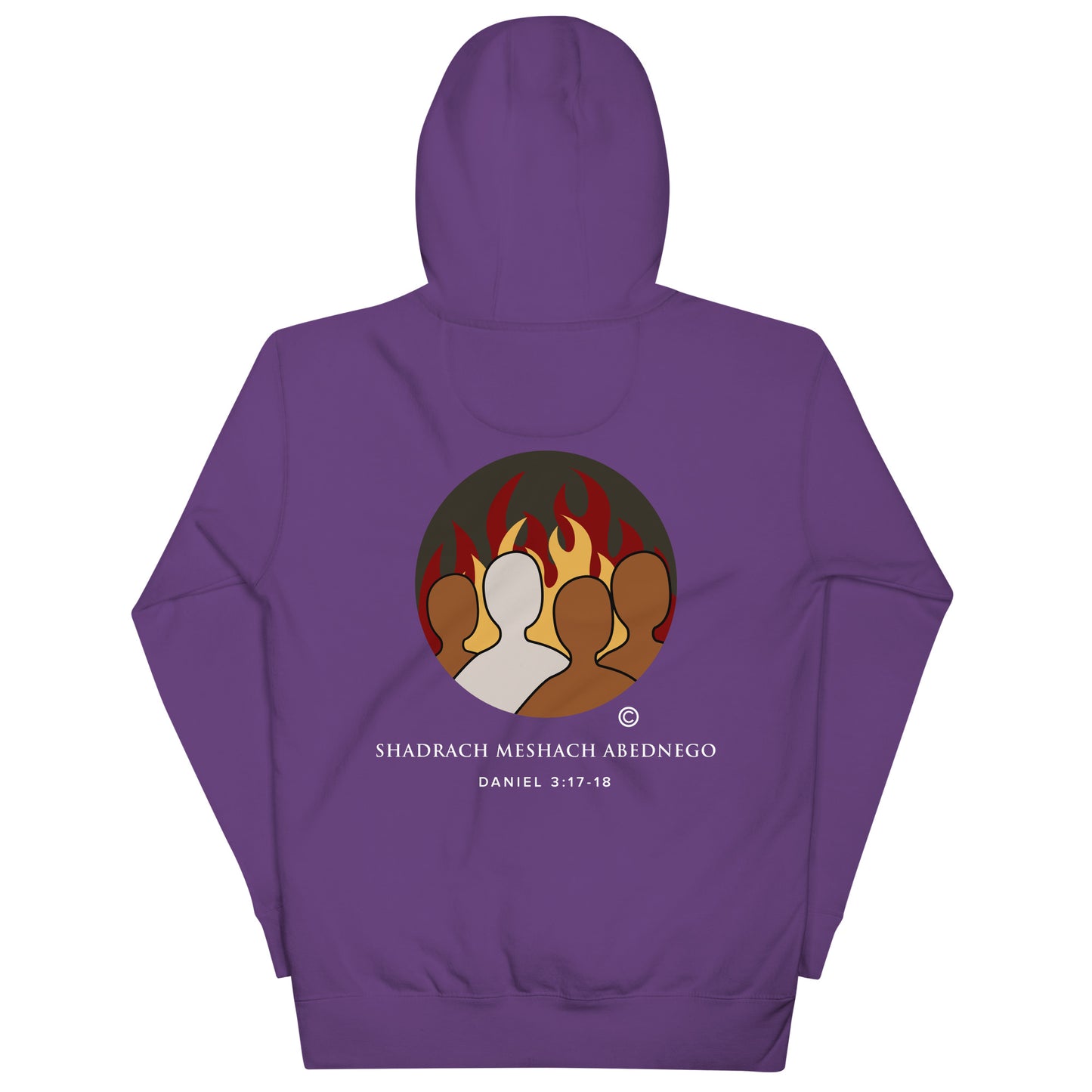 Daniel 3:17-18 Dark-Colored Women Hoodie