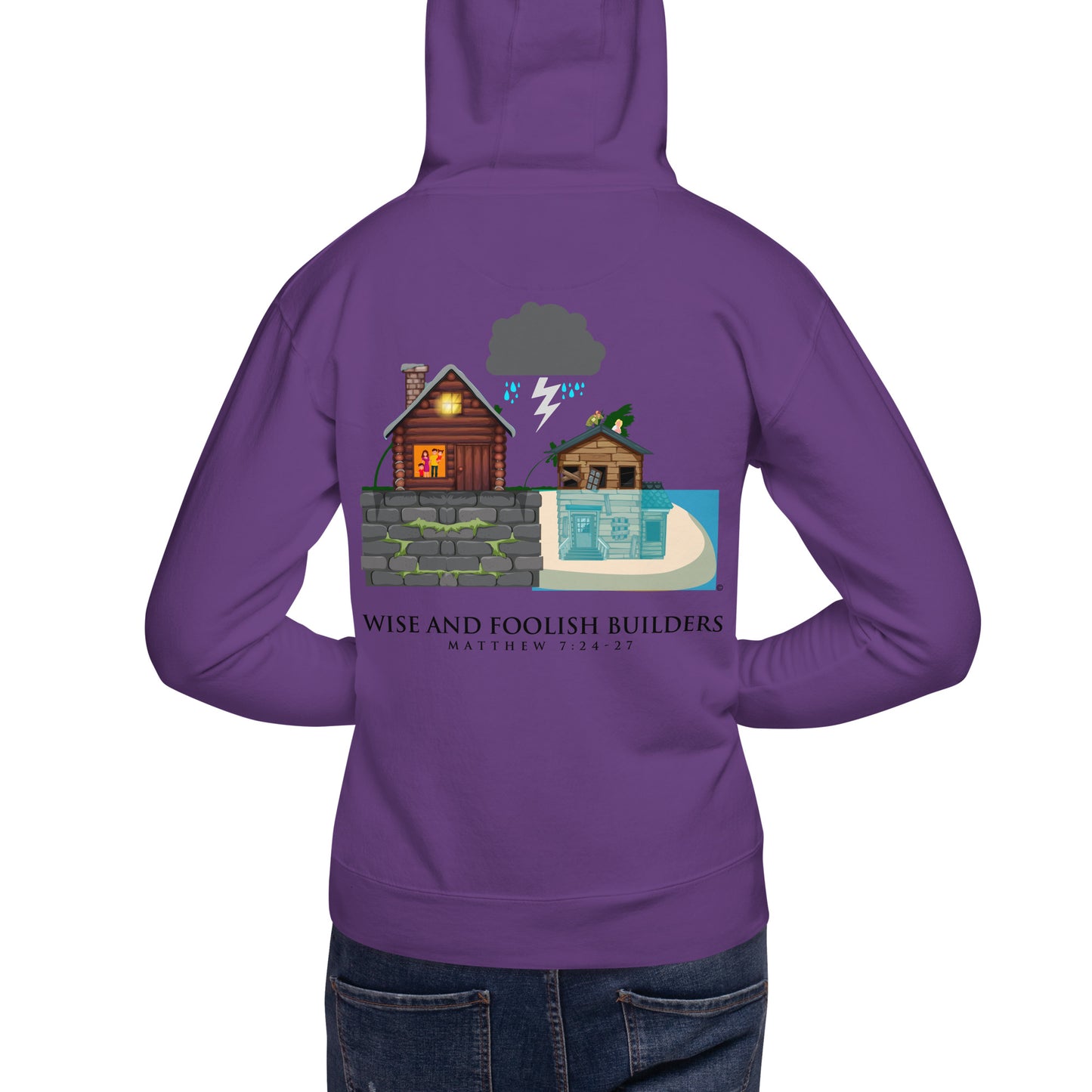 Wise and Foolish Builders Men's Hoodie