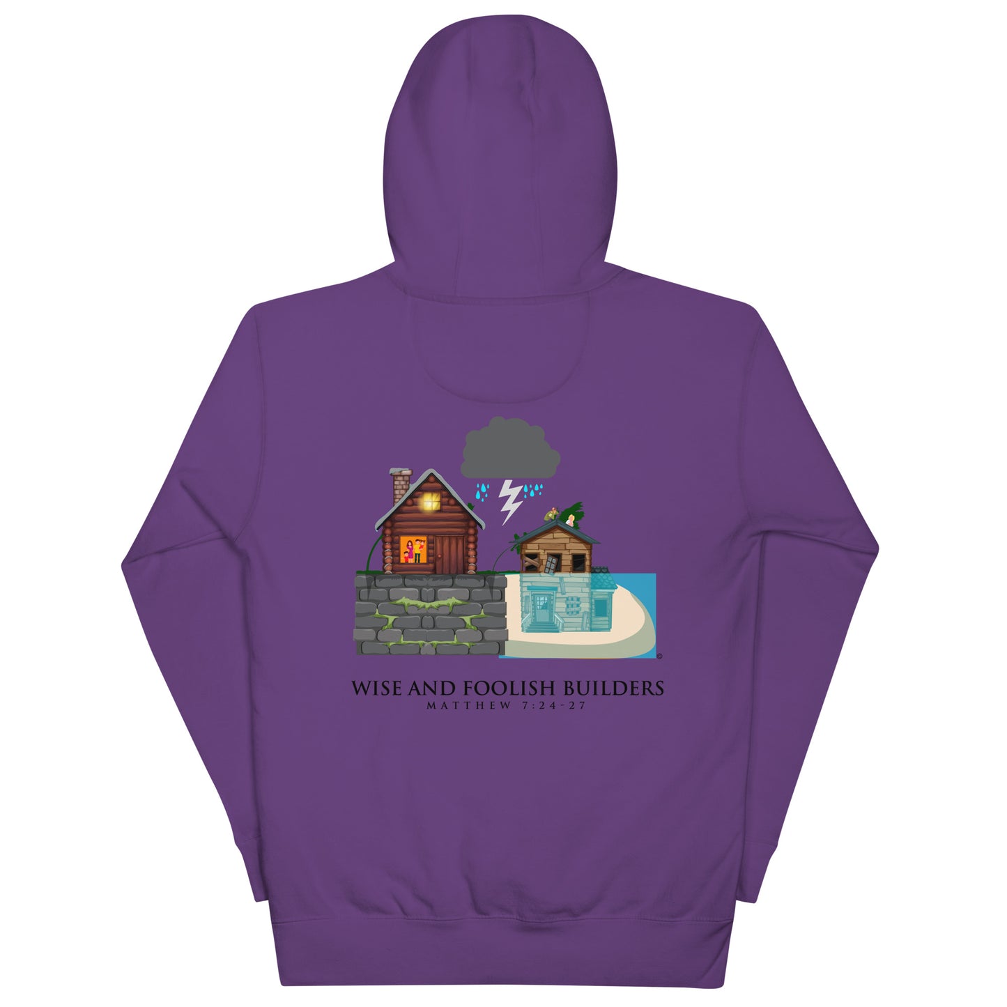 Wise and Foolish Builders Men's Hoodie