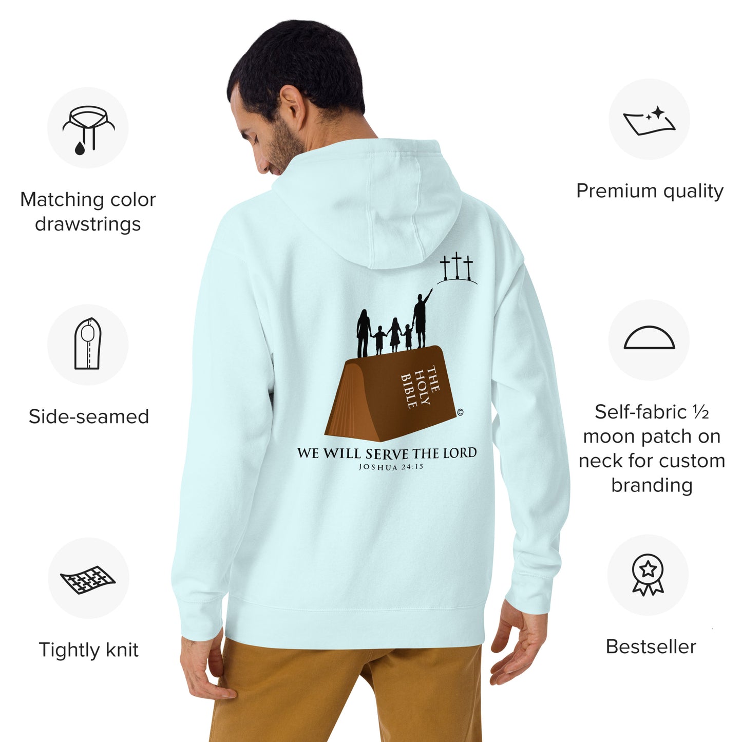 Serve the Lord Men's Hoodie