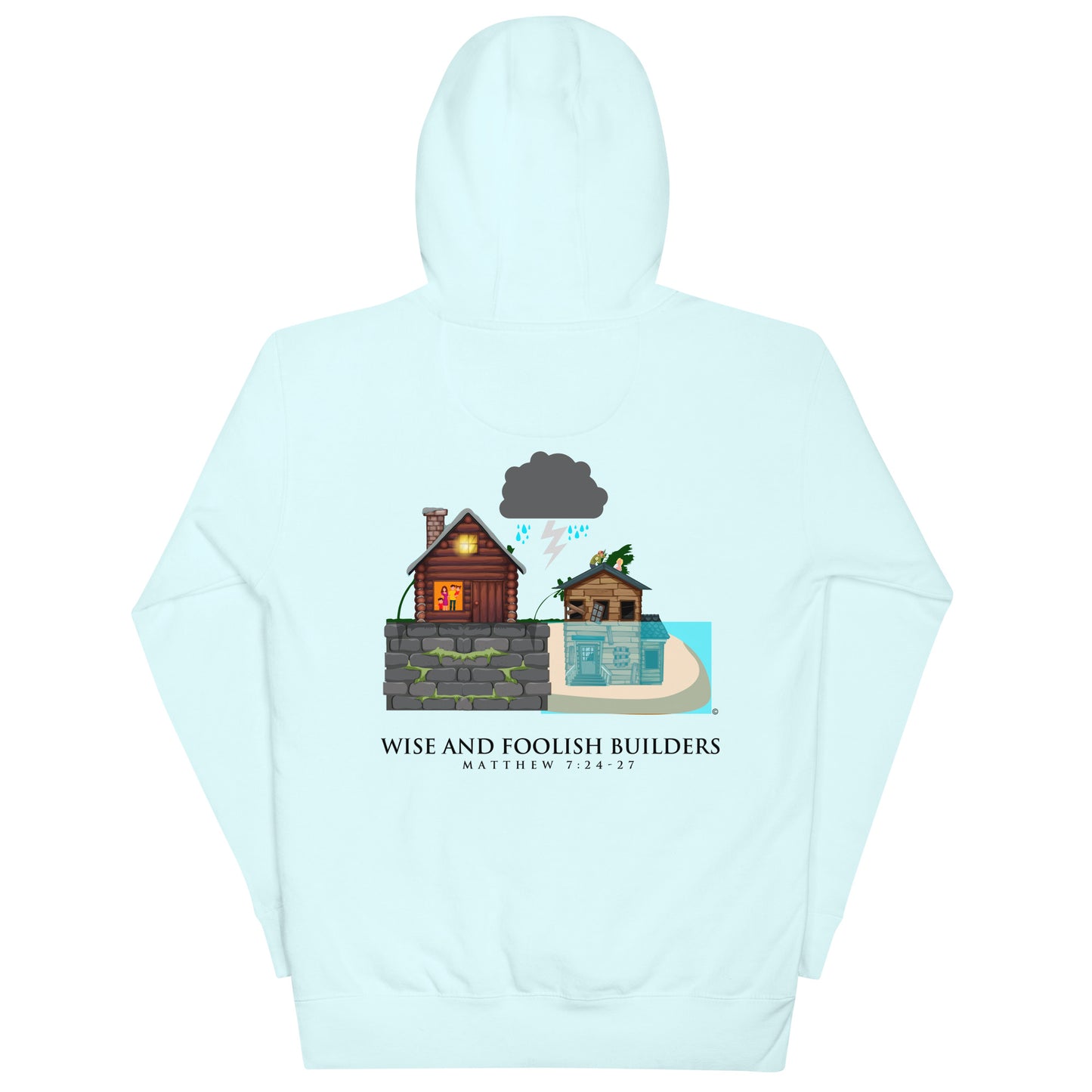 Wise and Foolish Builders Men's Hoodie