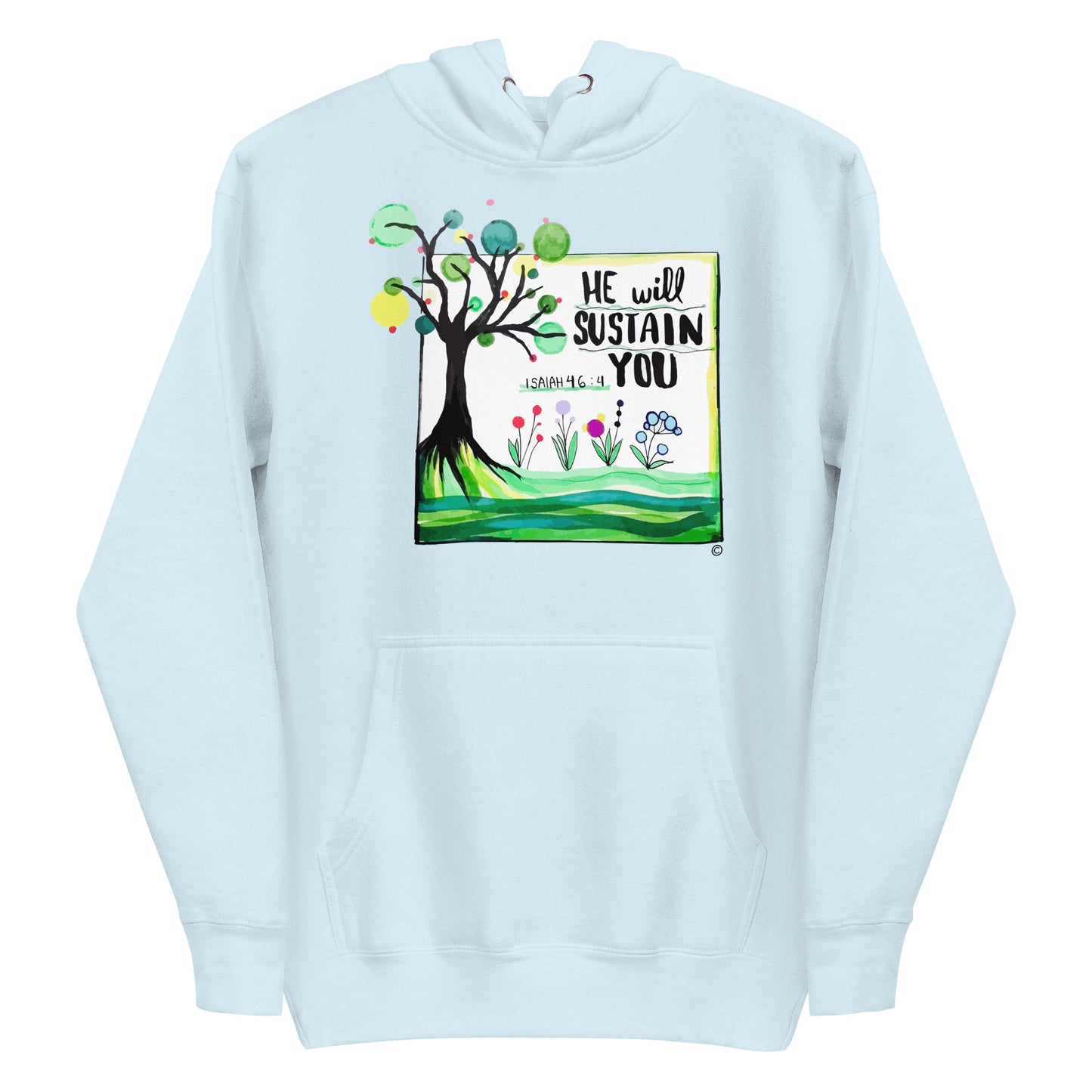 He Will Sustain You Men's Hoodie