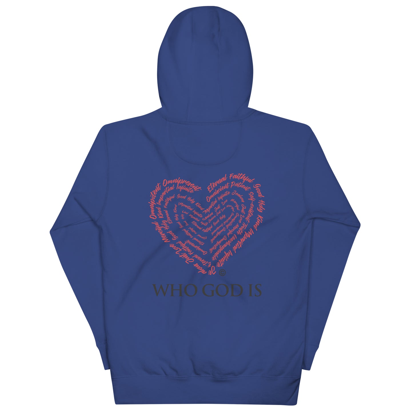 Who God Is Dark-Colored Unisex Hoodie
