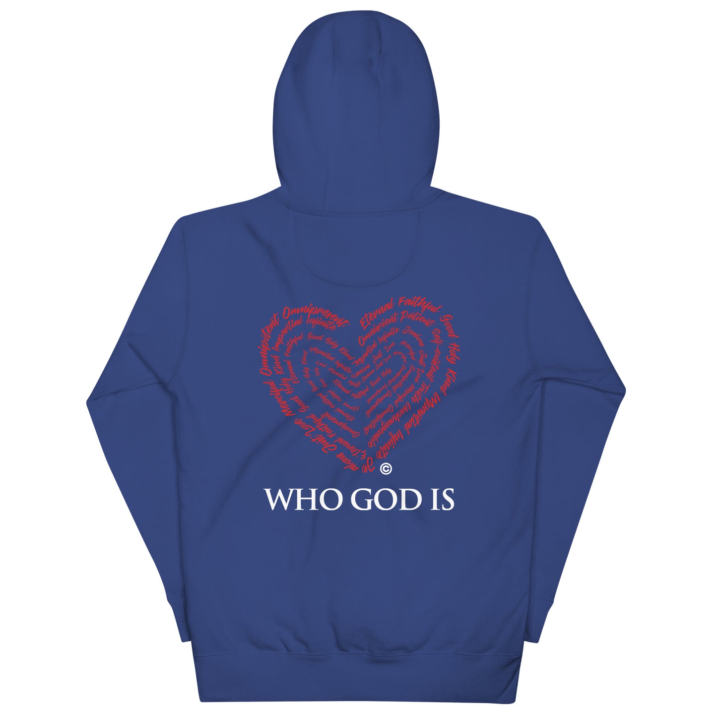 Who God Is Dark-Colored Women's Hoodie