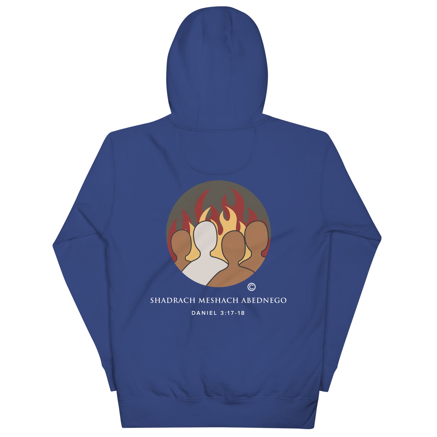 Daniel 3:17-18 Dark-Colored Women Hoodie