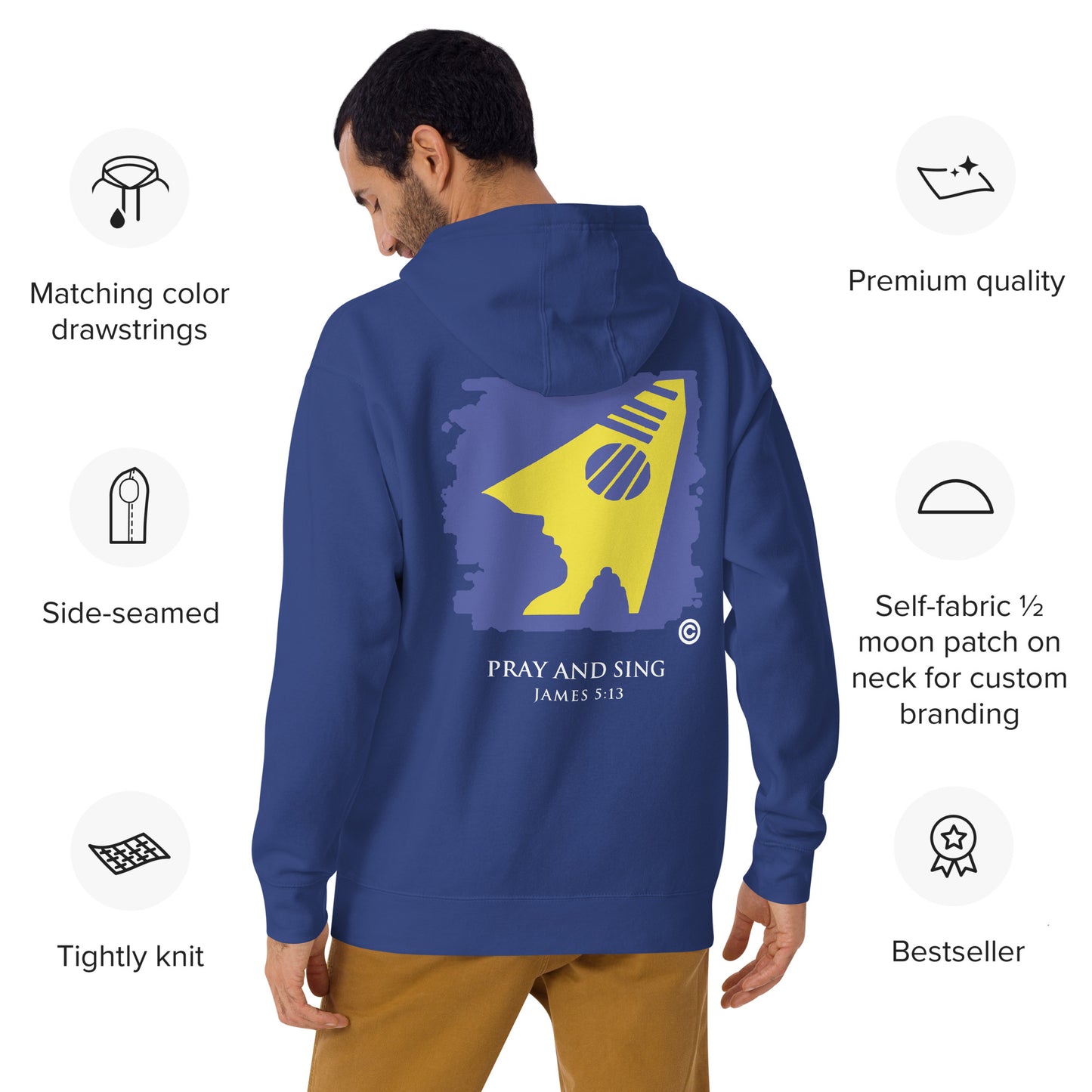 Pray and Sing Dark-Colored Women Hoodie