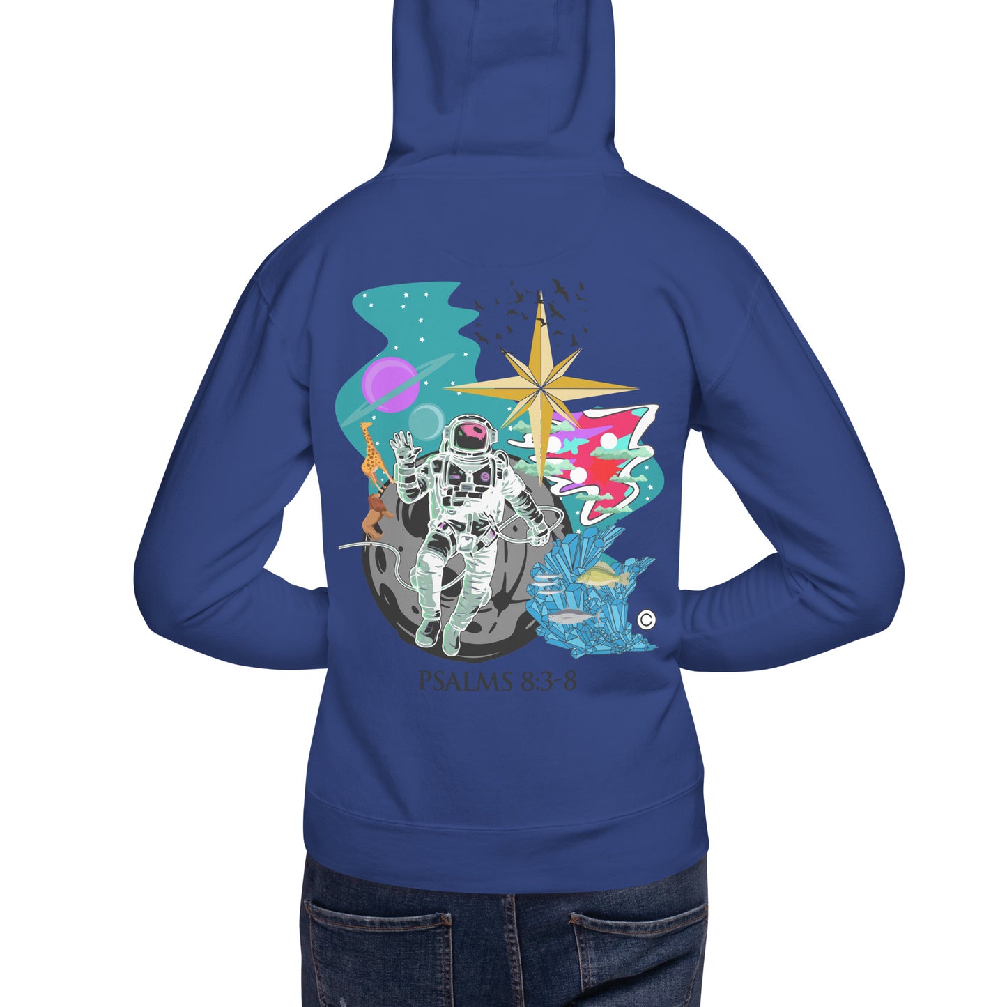 Psalm 8:3-8 Men's Hoodie