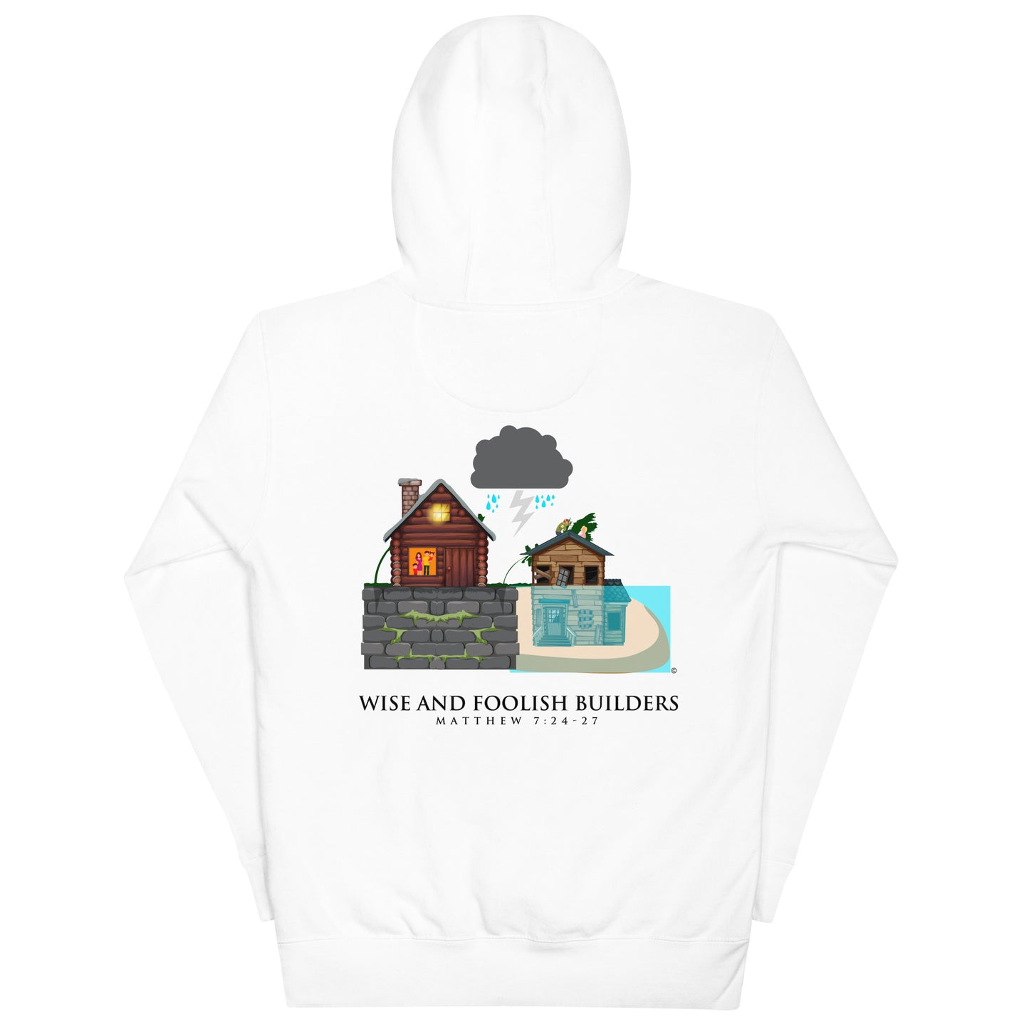Wise and Foolish Builders Men's Hoodie
