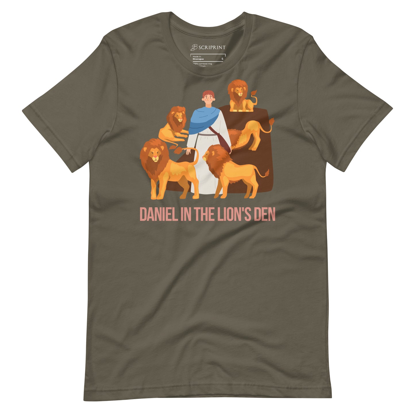 Daniel in the Lion's Den Men's T-Shirt