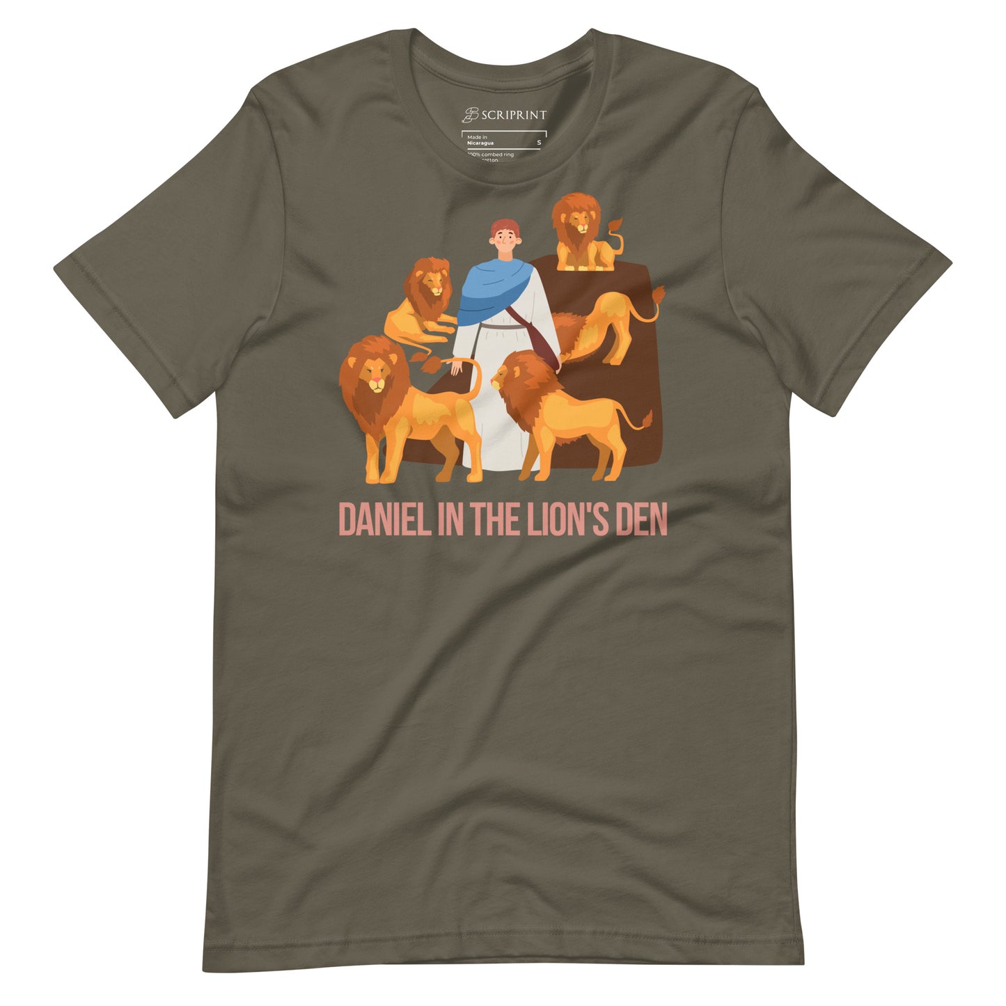 Daniel in the Lion's Den Men's T-Shirt