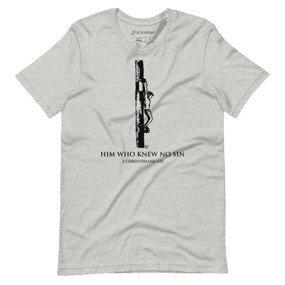 Him Who Knew No Sin Short-Sleeve Unisex T-Shirt