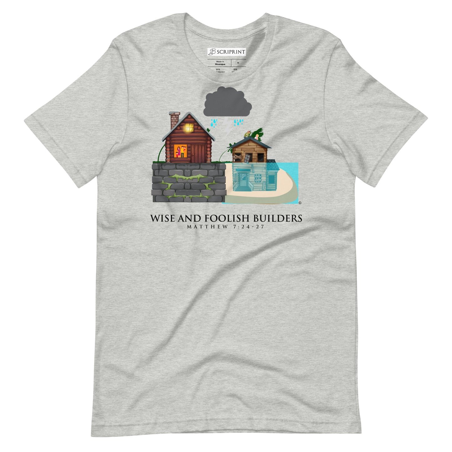 Wise and Foolish Builders Men's T-Shirt