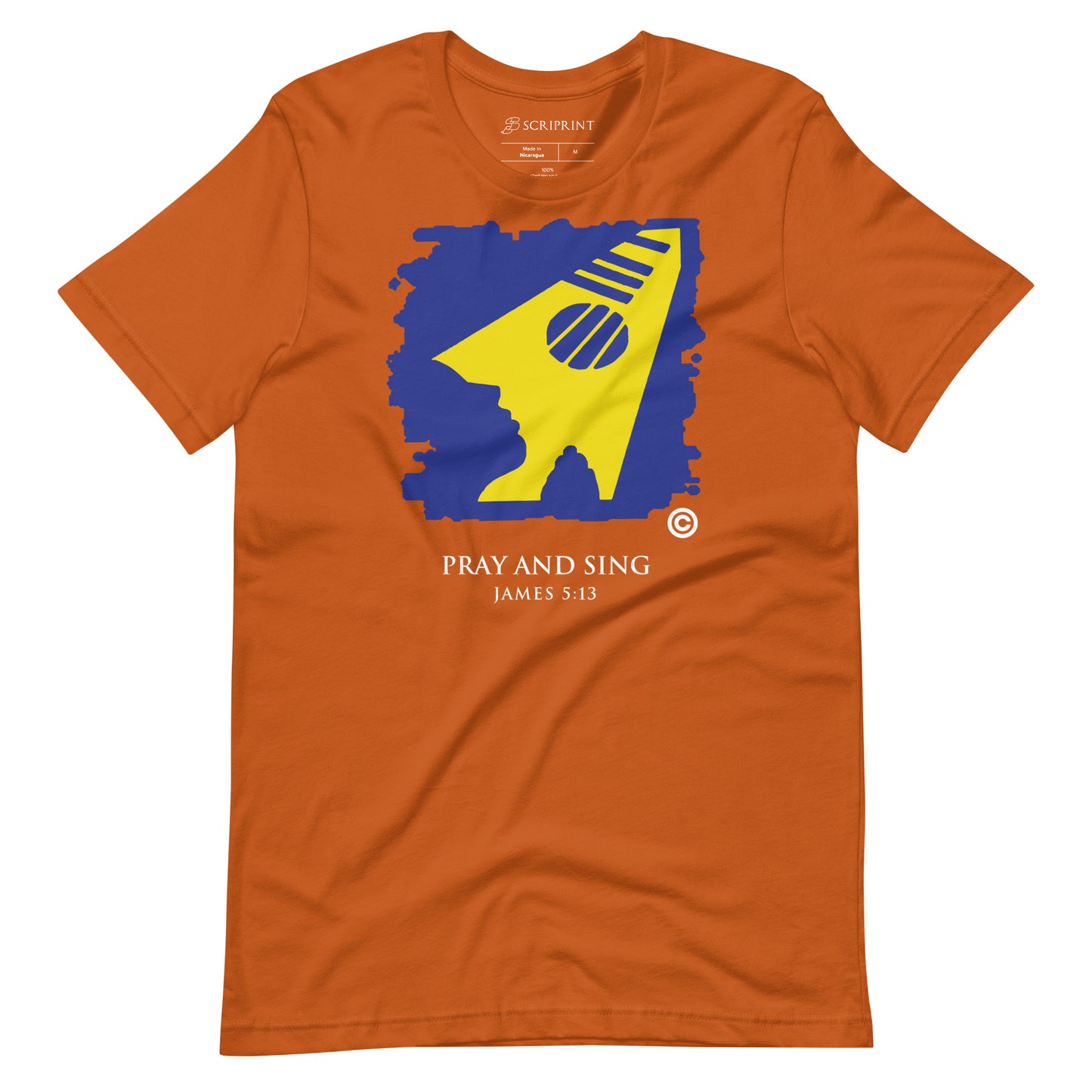 Pray and Sing Dark-Colored Unisex T-Shirt