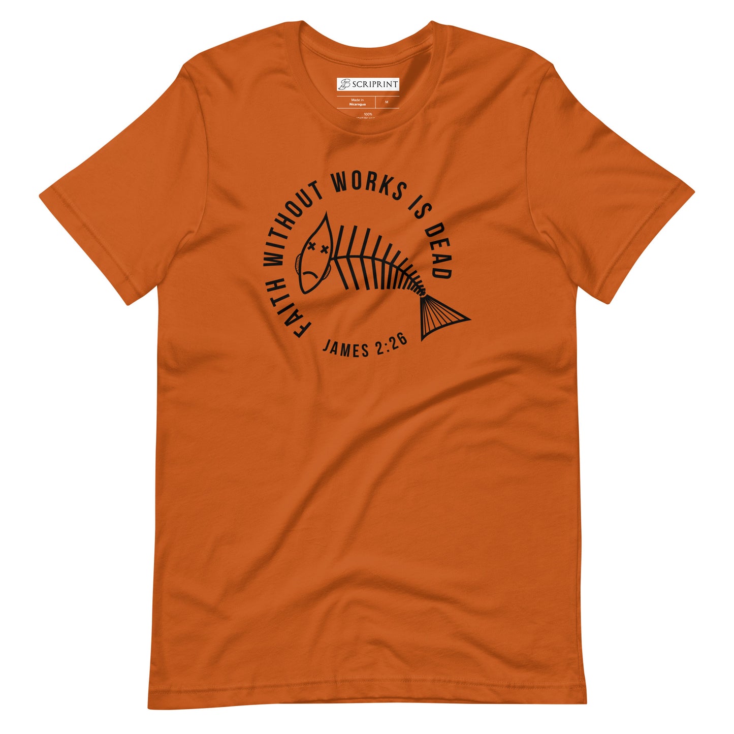 Faith Without Works Verse Short-Sleeve Unisex T-Shirt