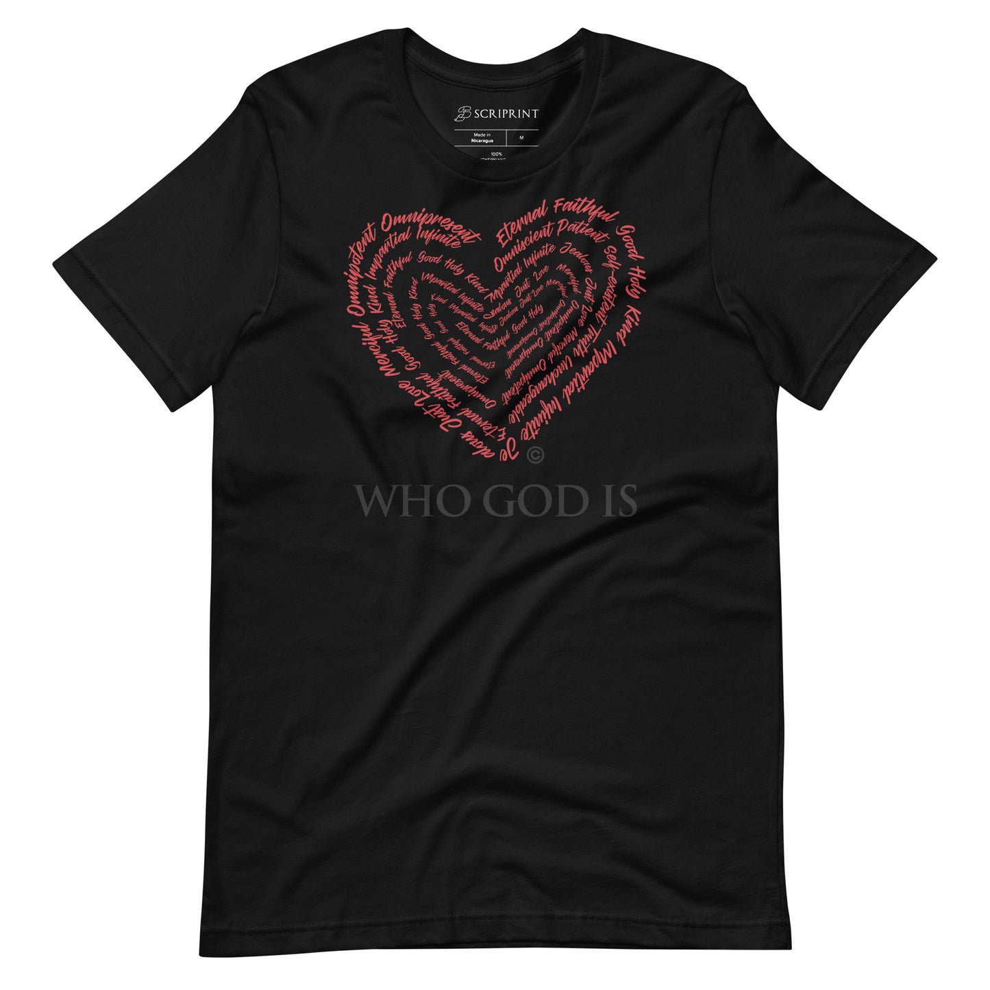 Who God Is Dark-Colored Unisex T-Shirt