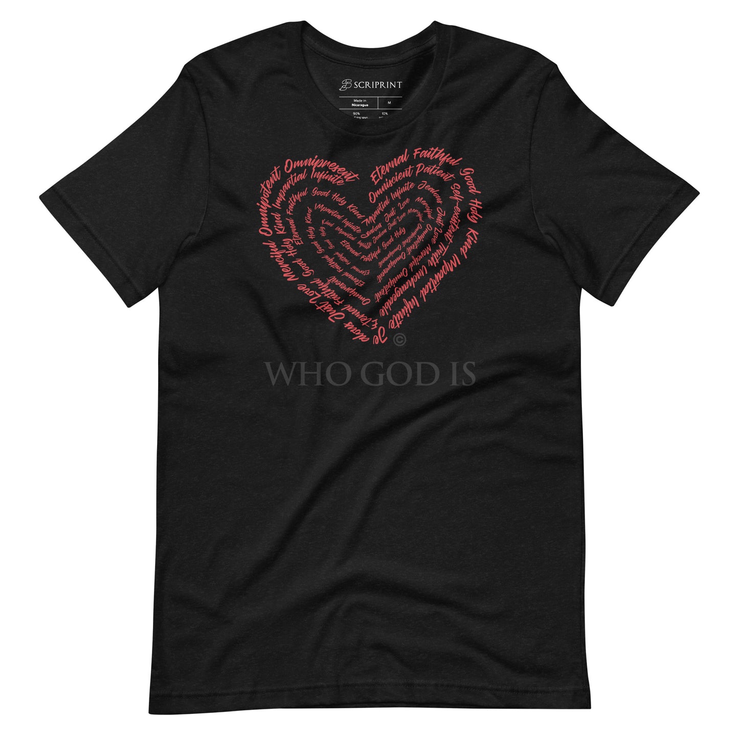 Who God Is Dark-Colored Unisex T-Shirt