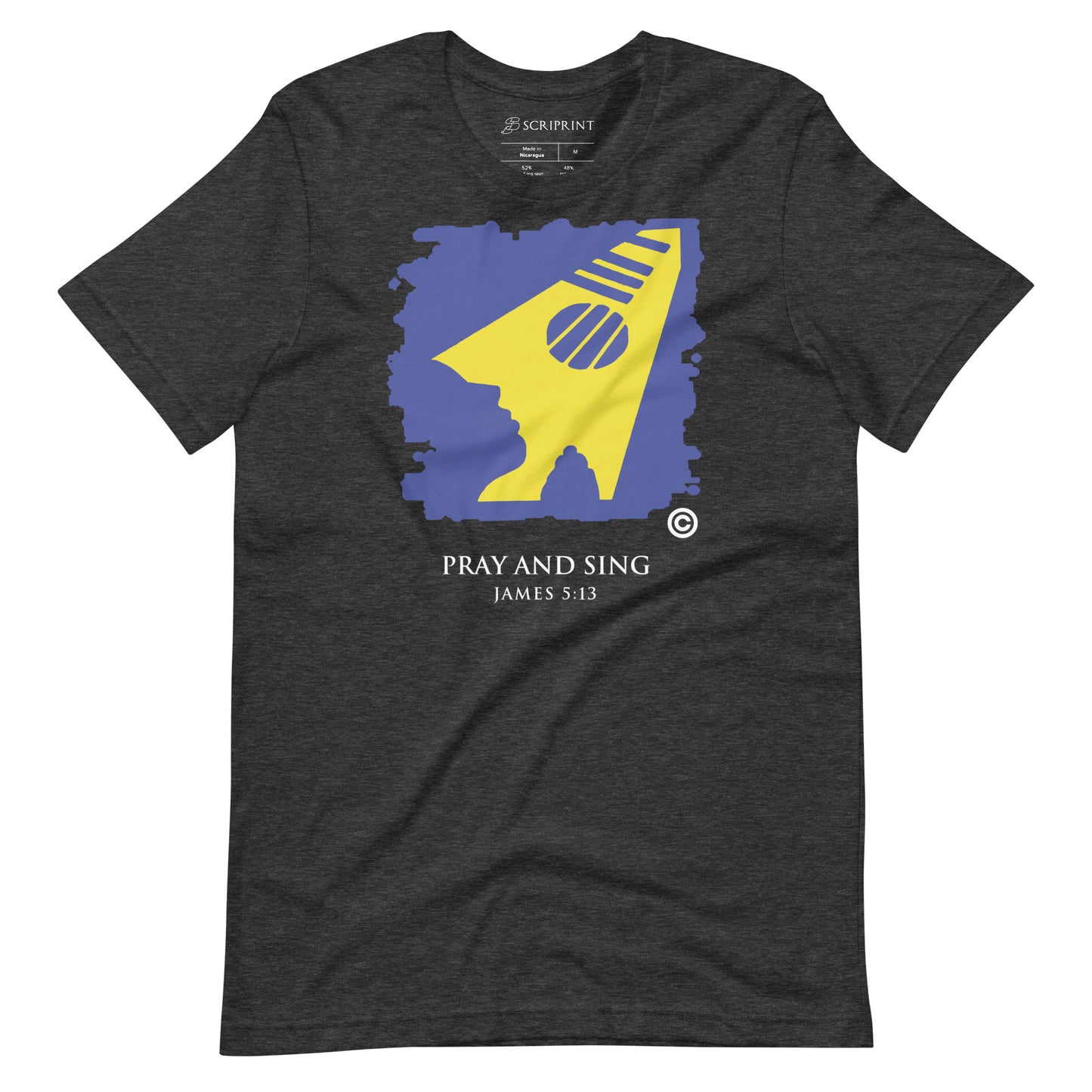 Pray and Sing Dark-Colored Unisex T-Shirt