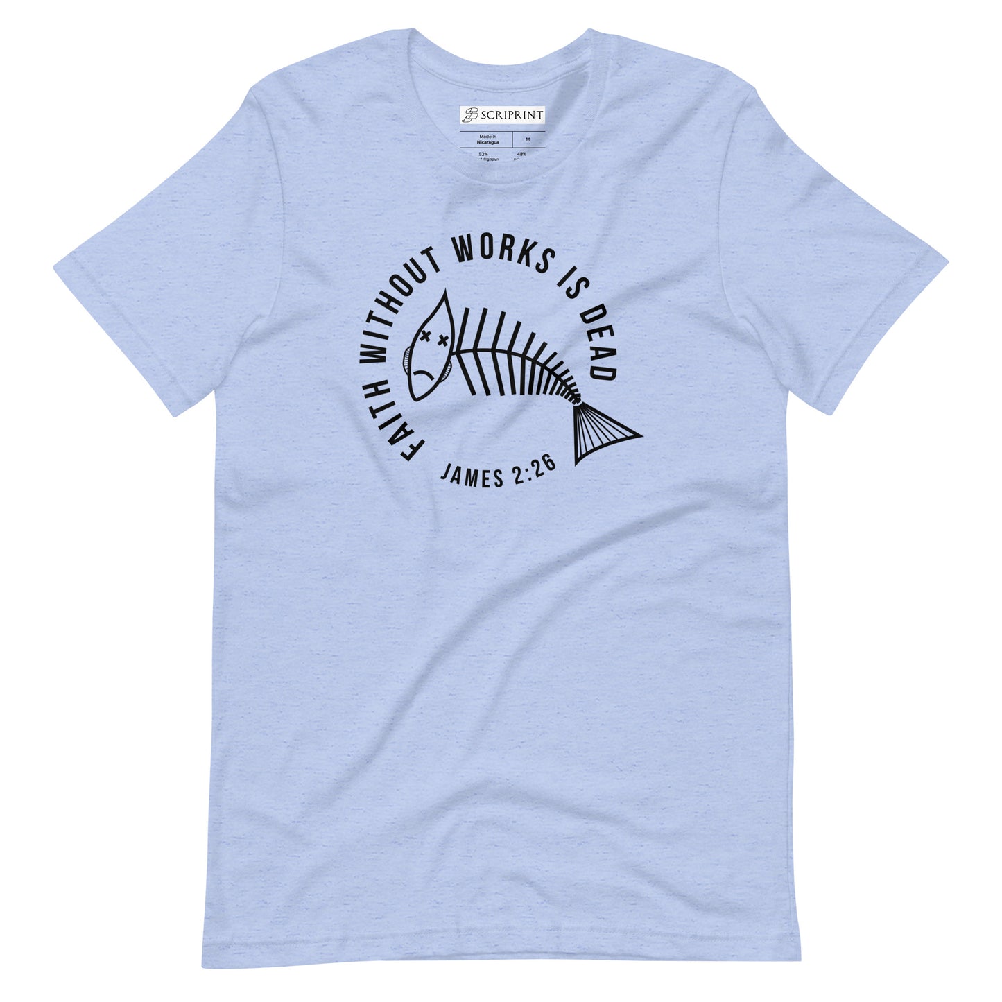 Faith Without Works Verse Short-Sleeve Unisex T-Shirt