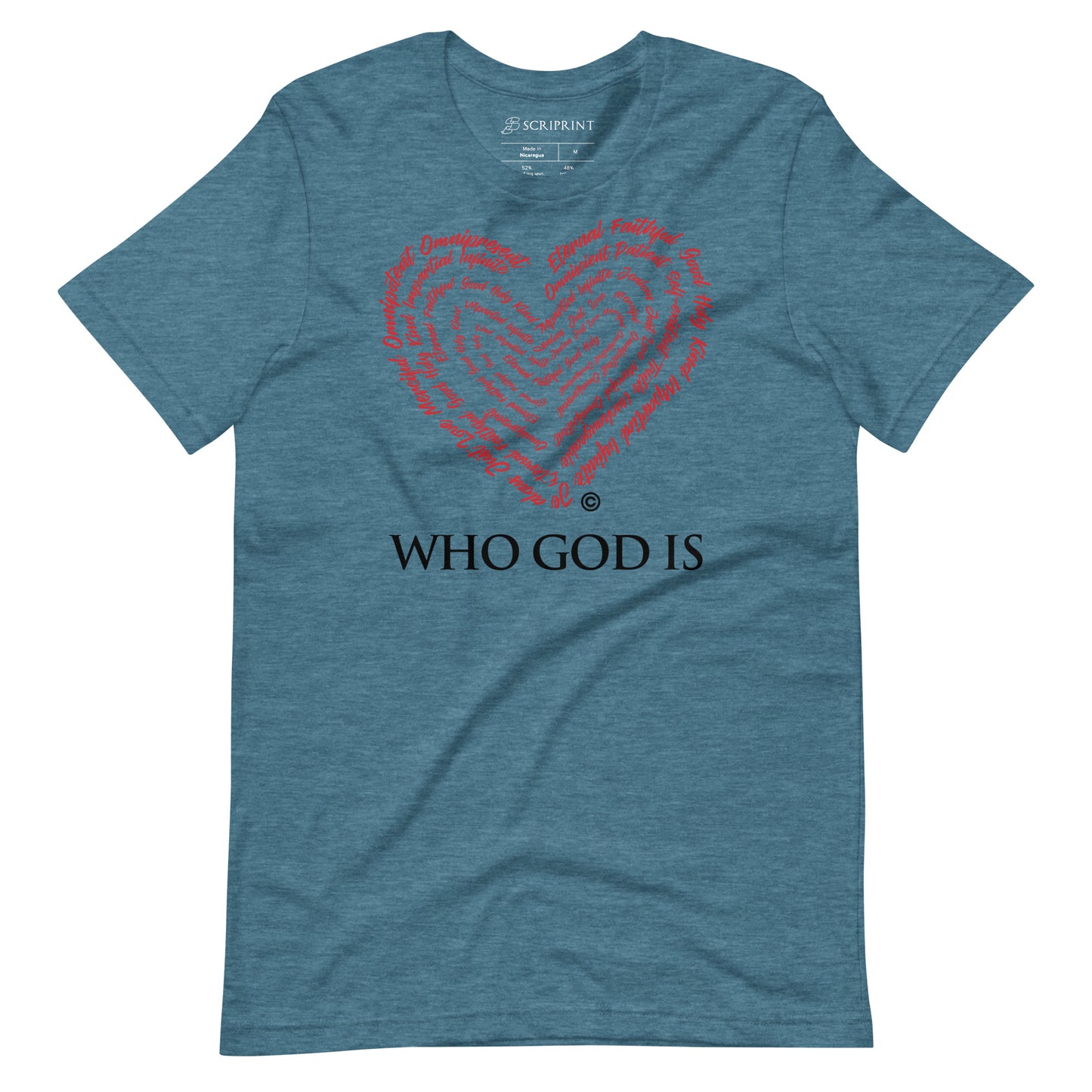 Who God Is Dark-Colored Unisex T-Shirt