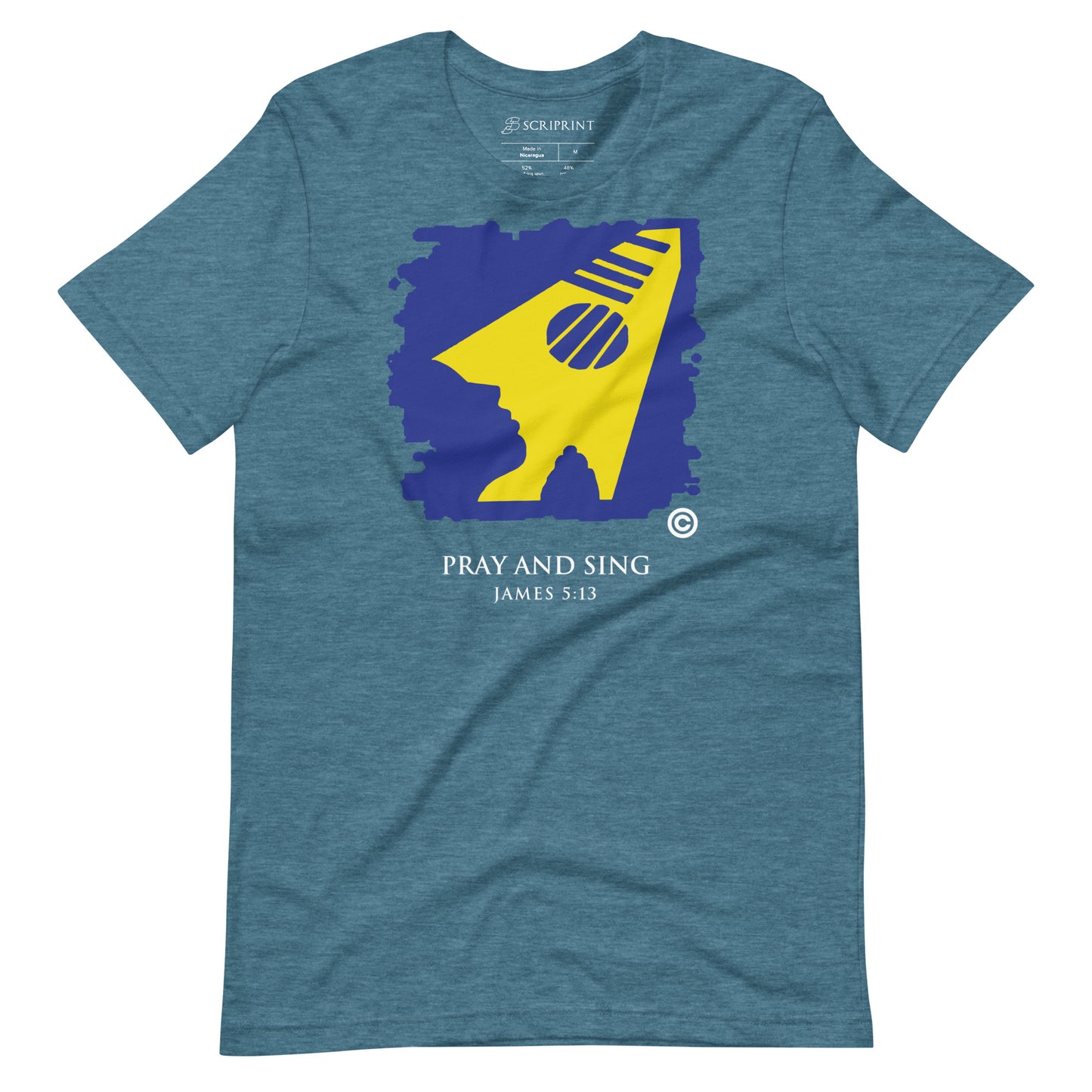 Pray and Sing Dark-Colored Unisex T-Shirt