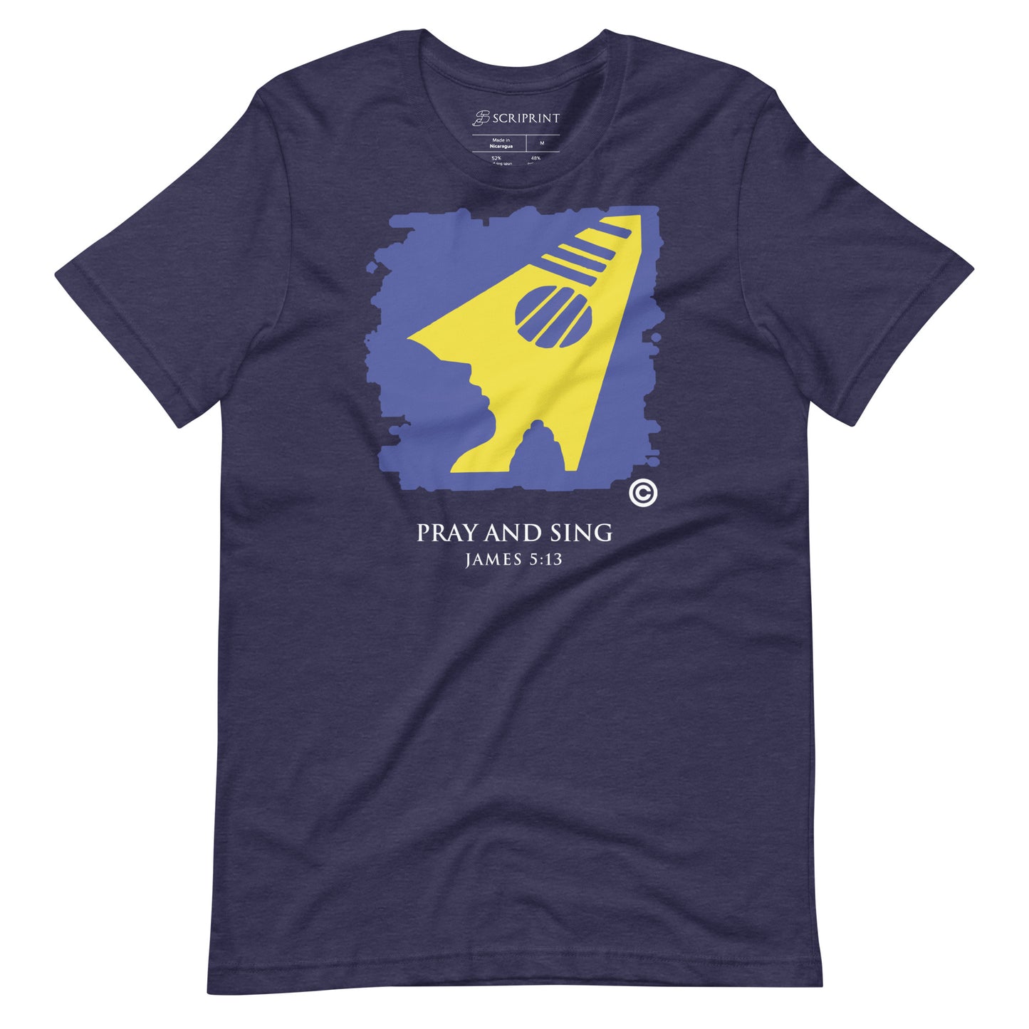 Pray and Sing Dark-Colored Unisex T-Shirt